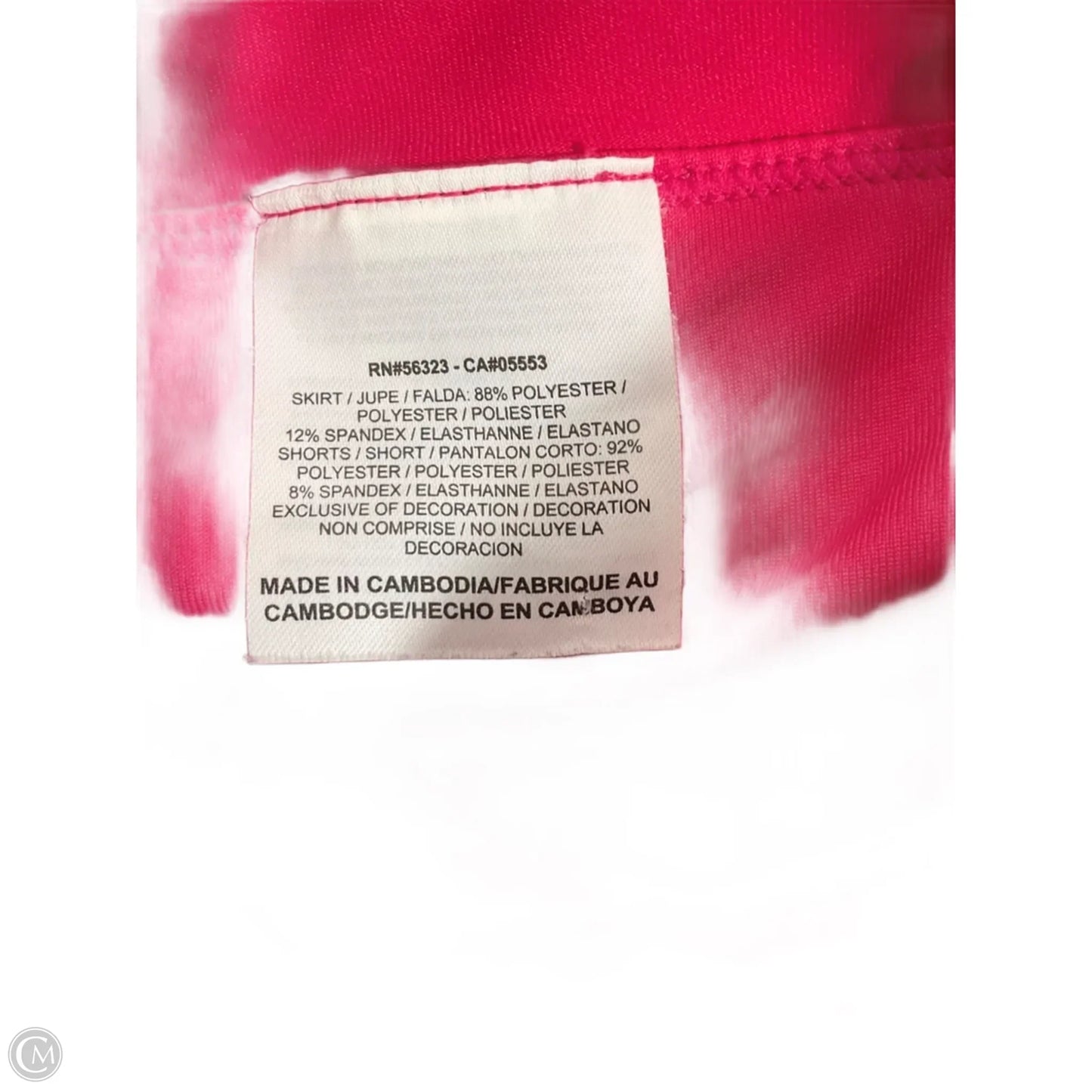 Athletic Skirt By Nike In Pink, Size: S