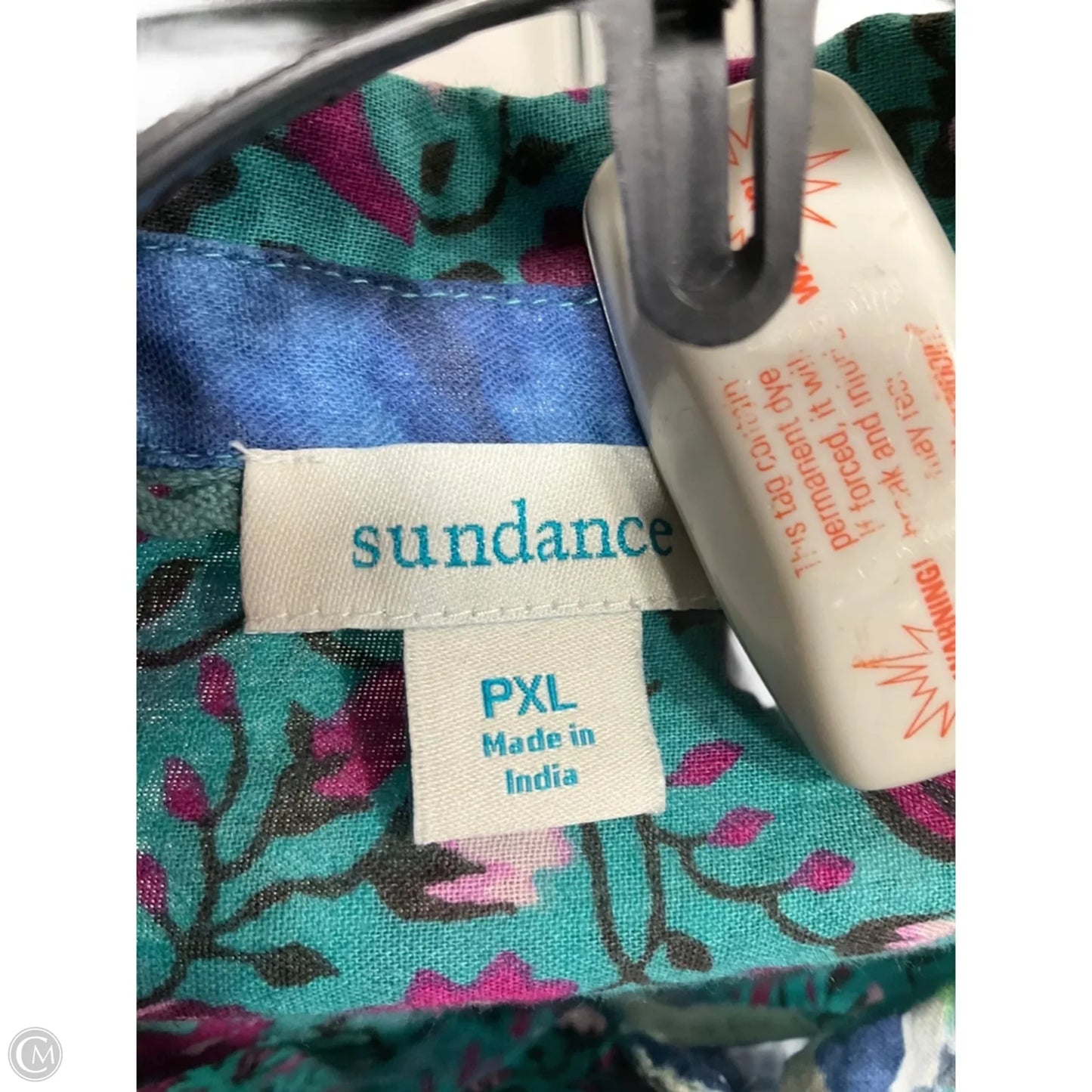 Blouse Long Sleeve By Sundance In Blue, Size: Xlp