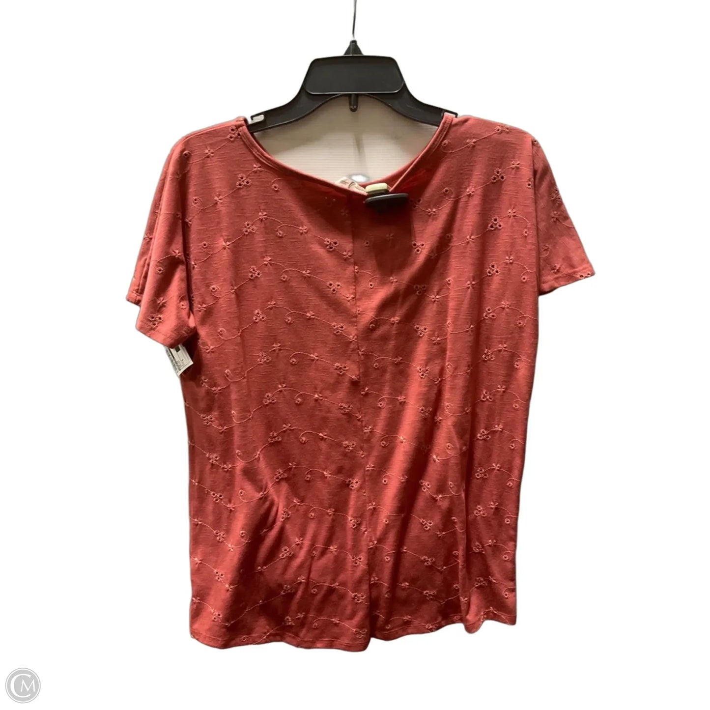 Top Short Sleeve By Maurices In Orange, Size: S