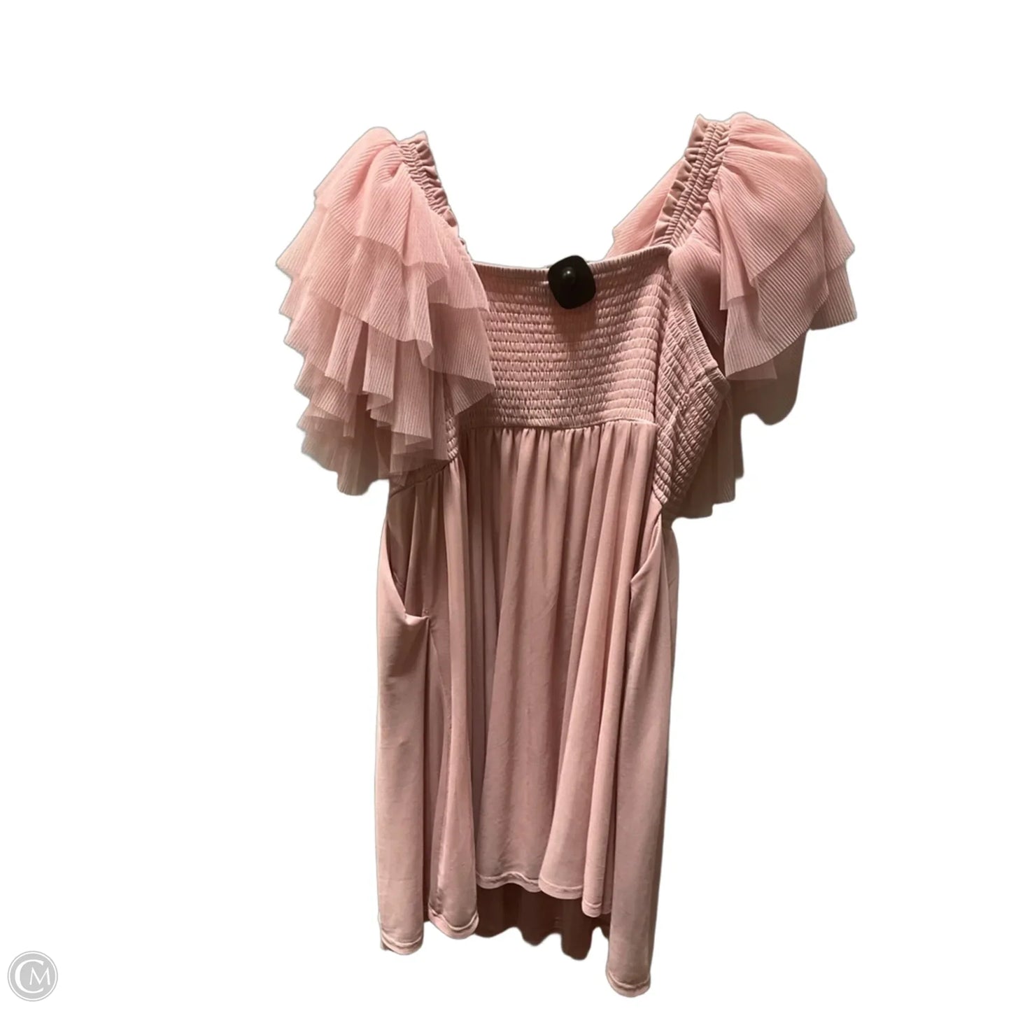 Tunic Short Sleeve By Torrid In Pink, Size: 2x