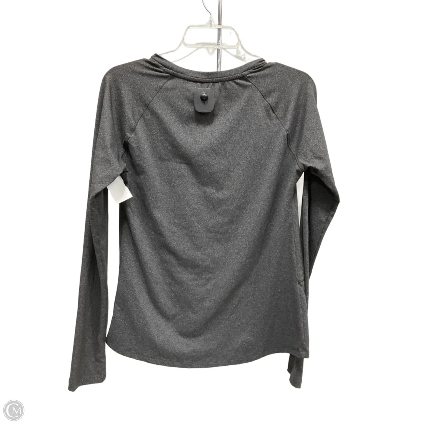 Athletic Top Long Sleeve Crewneck By Spyder In Grey, Size: M