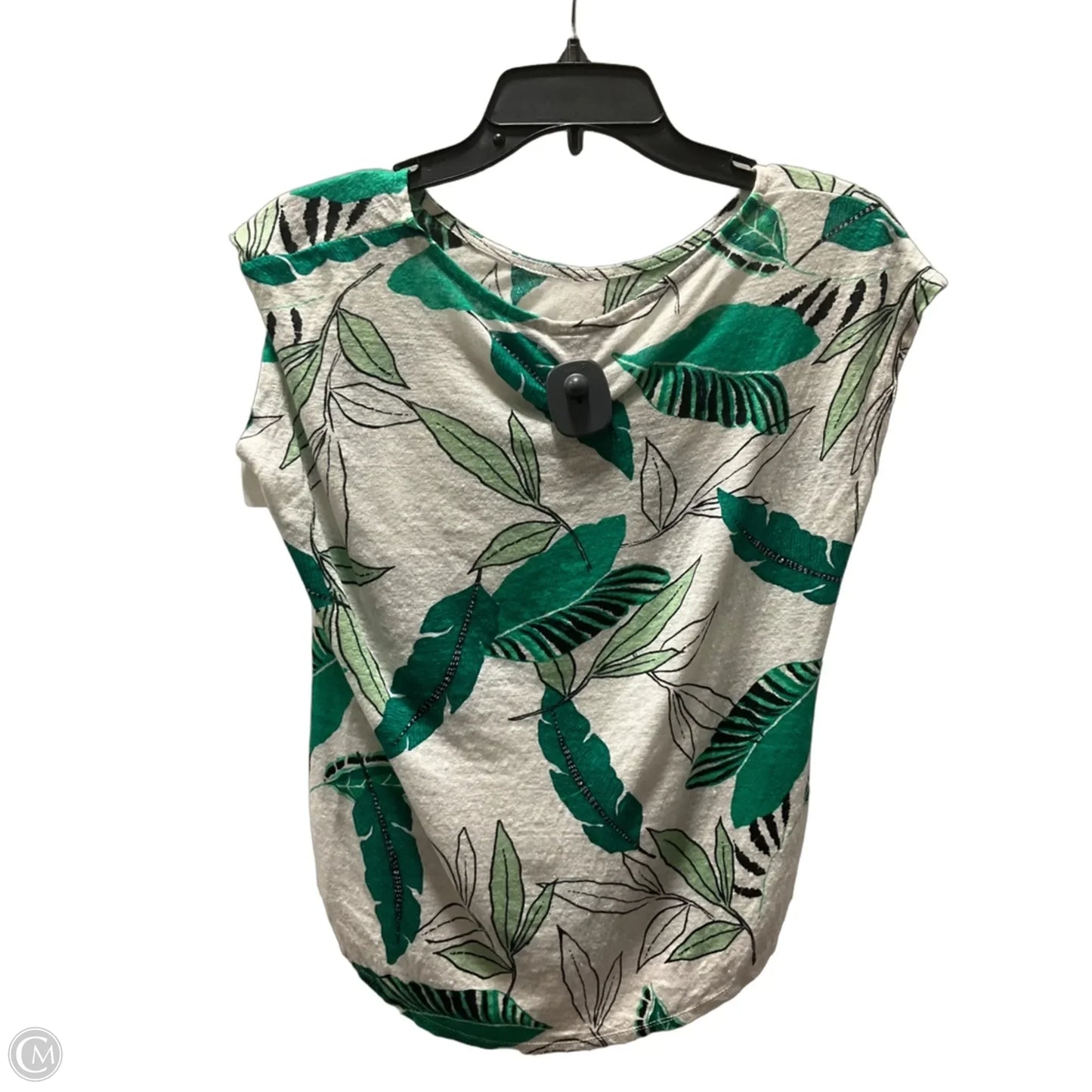 Top Short Sleeve By Tahari In Green, Size: S
