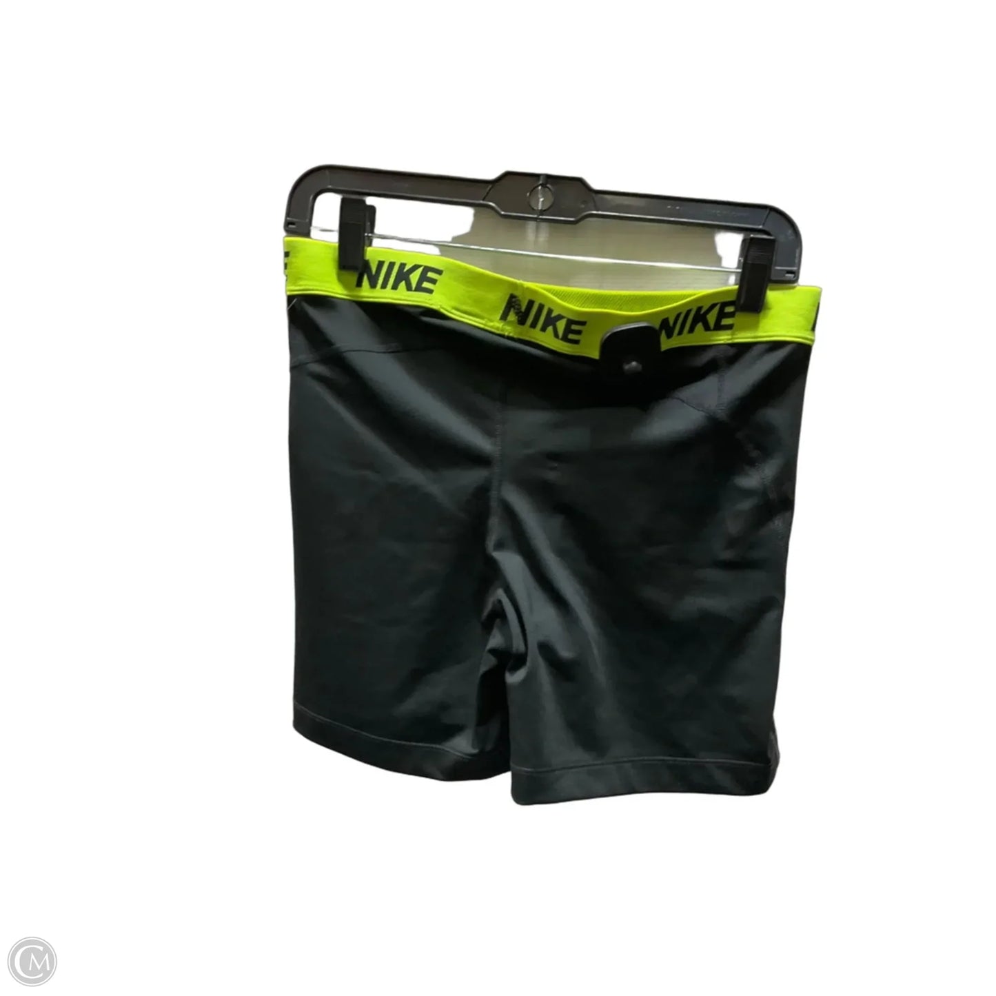 Athletic Shorts By Nike Apparel In Black & Green, Size: Xl