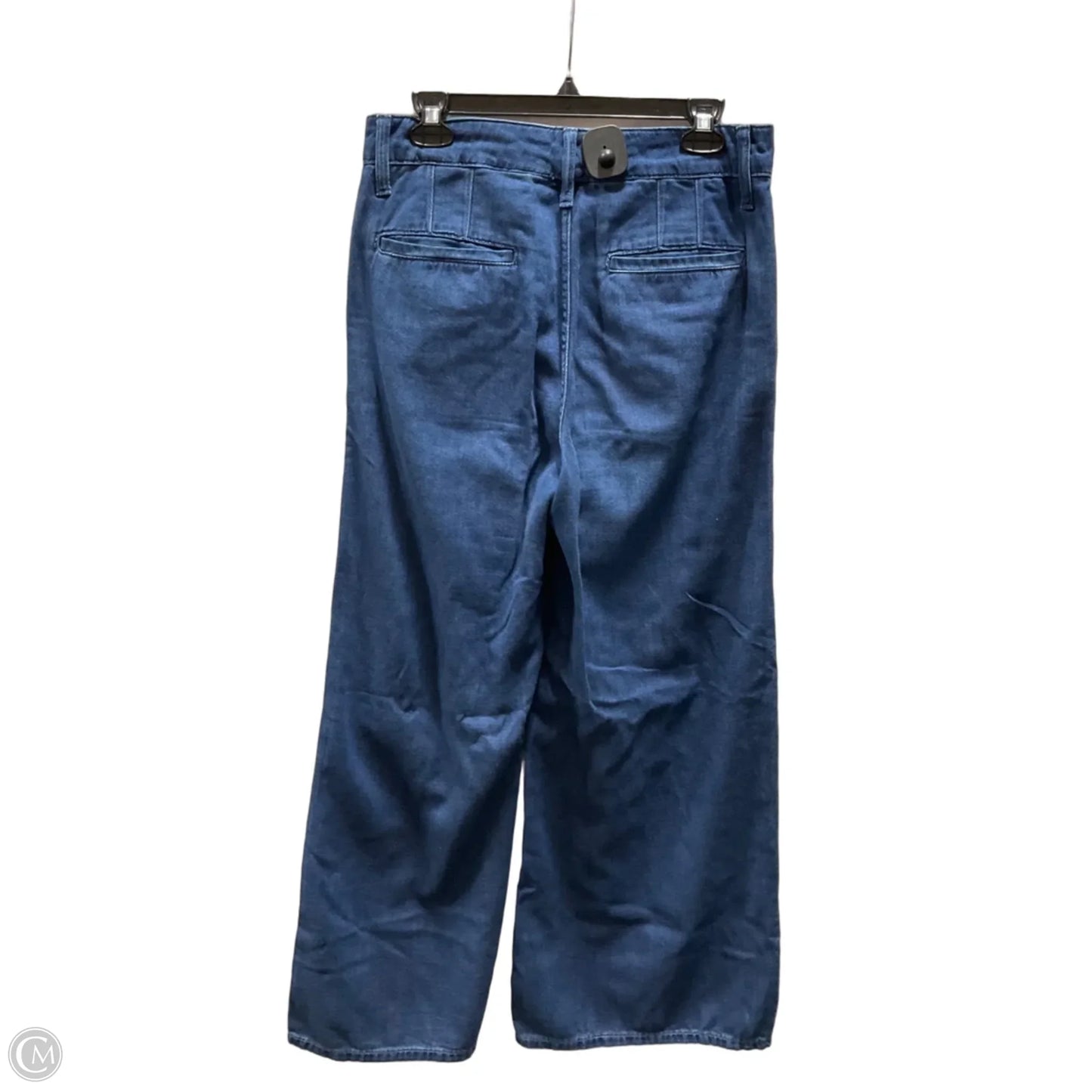 Jeans Wide Leg By Banana Republic In Blue Denim, Size: 8