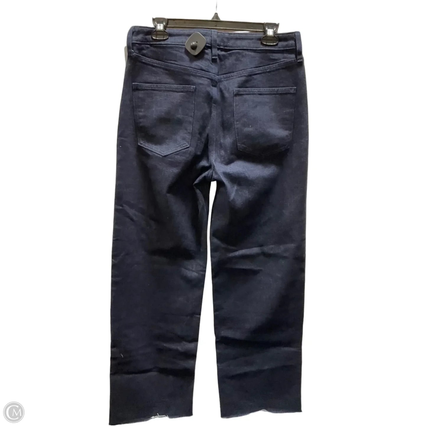 Jeans Straight By Banana Republic In Blue Denim, Size: 10l