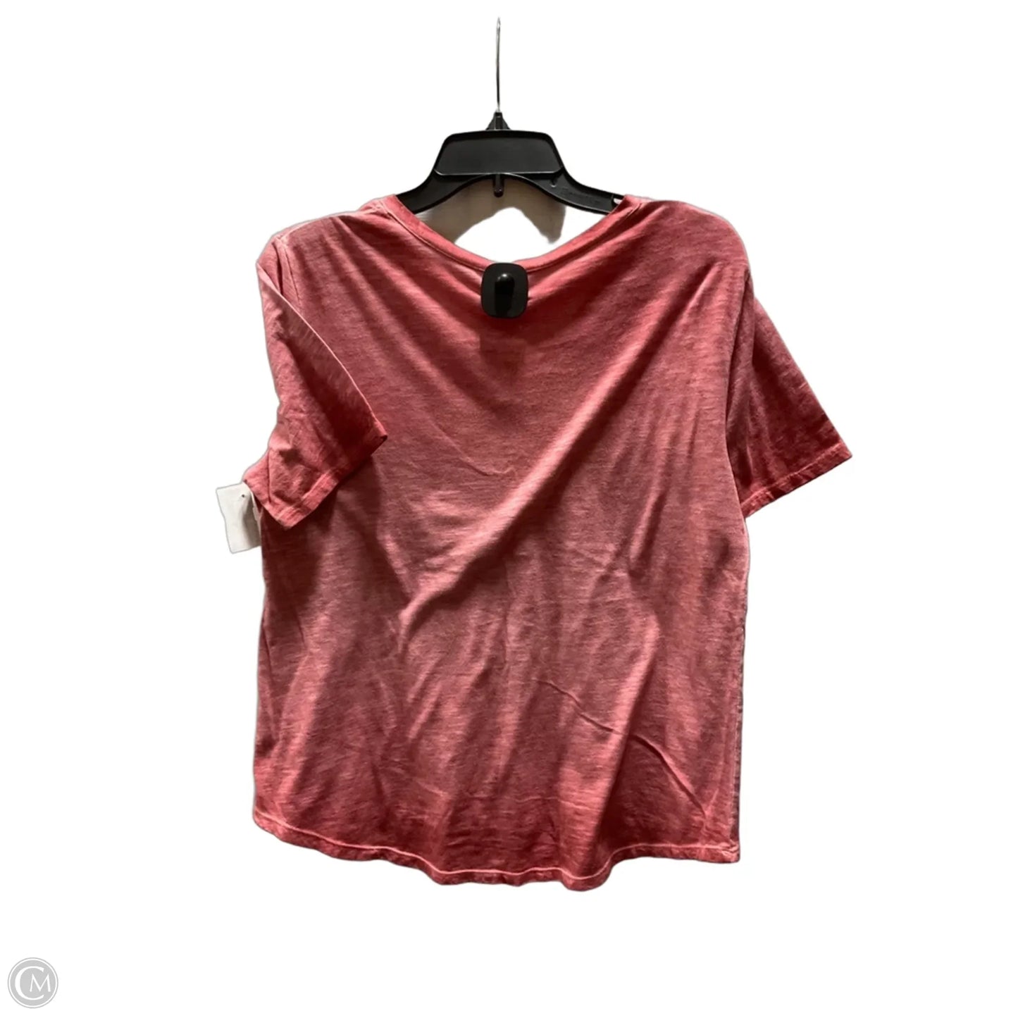 Athletic Top Short Sleeve By Columbia In Red, Size: L