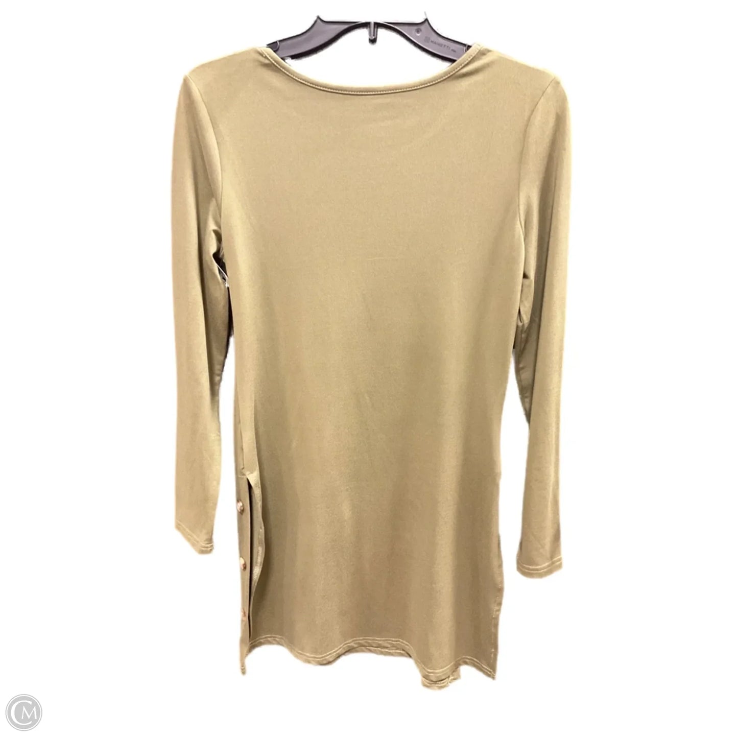 Tunic Long Sleeve By Clothes Mentor In Green, Size: M