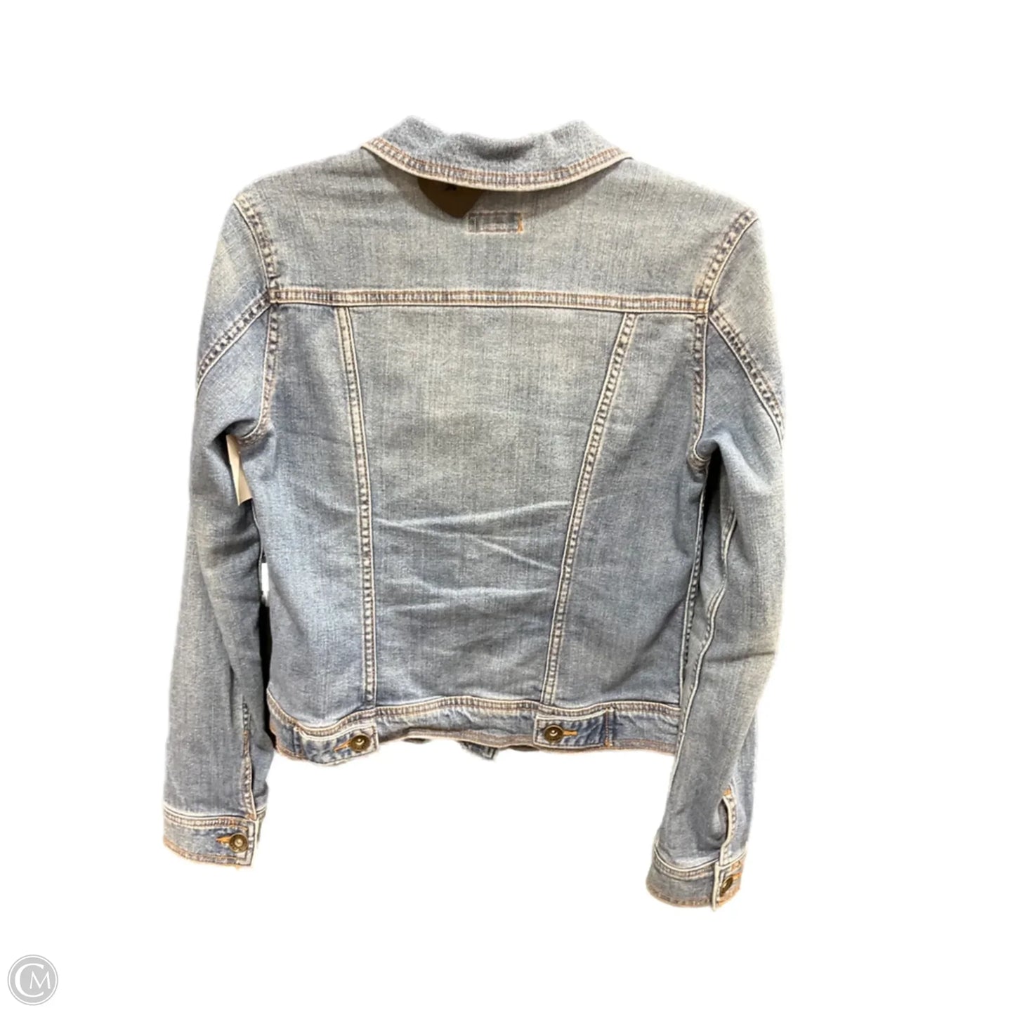 Jacket Denim By Merona In Blue Denim, Size: Xs