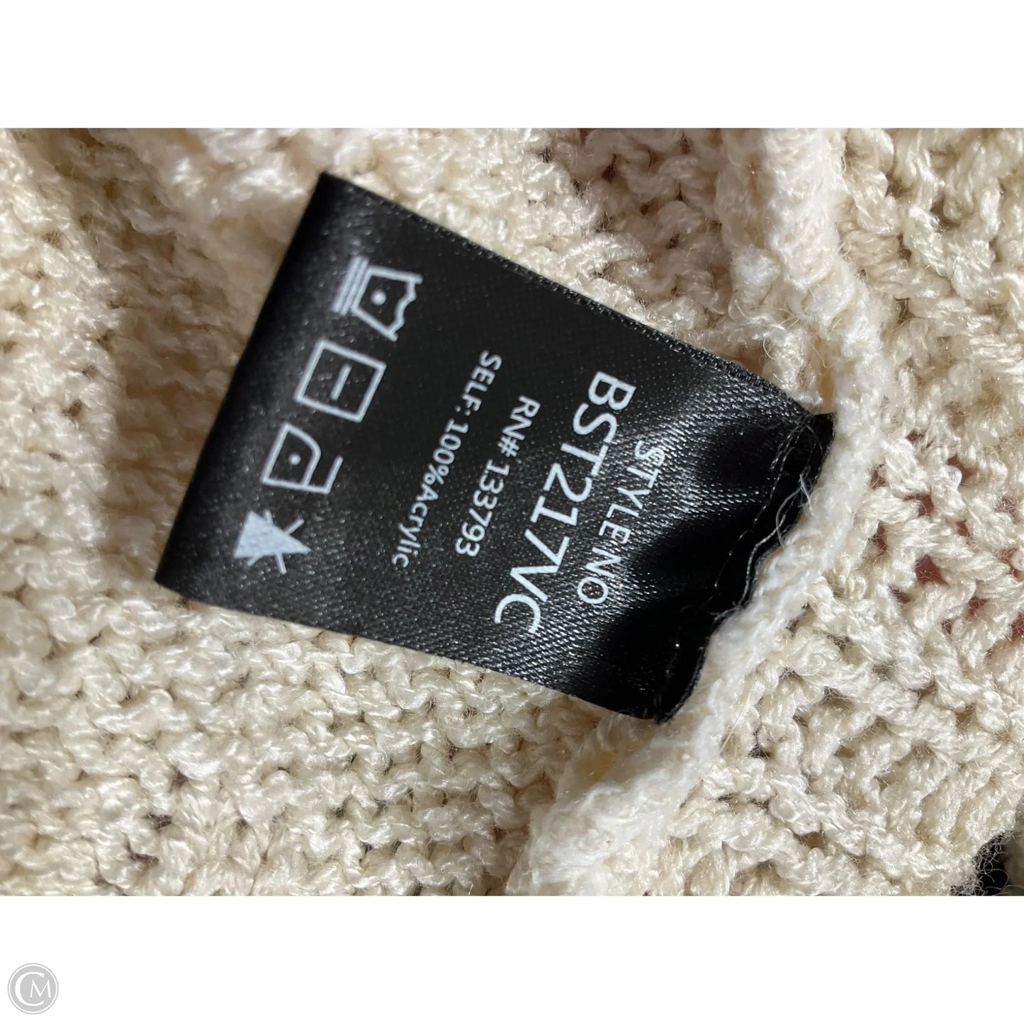 Sweater By Vici In Black & Cream, Size: S