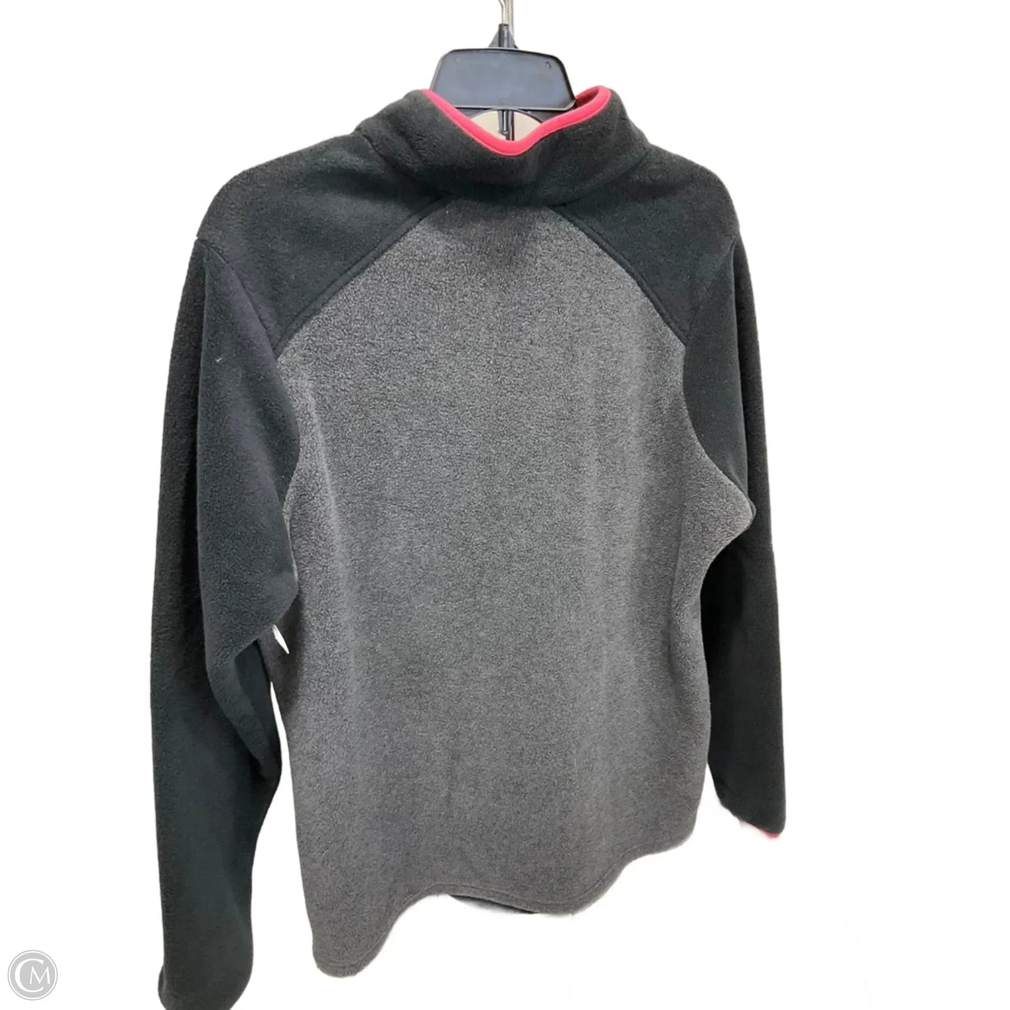 Athletic Sweatshirt Collar By Columbia In Grey, Size: L