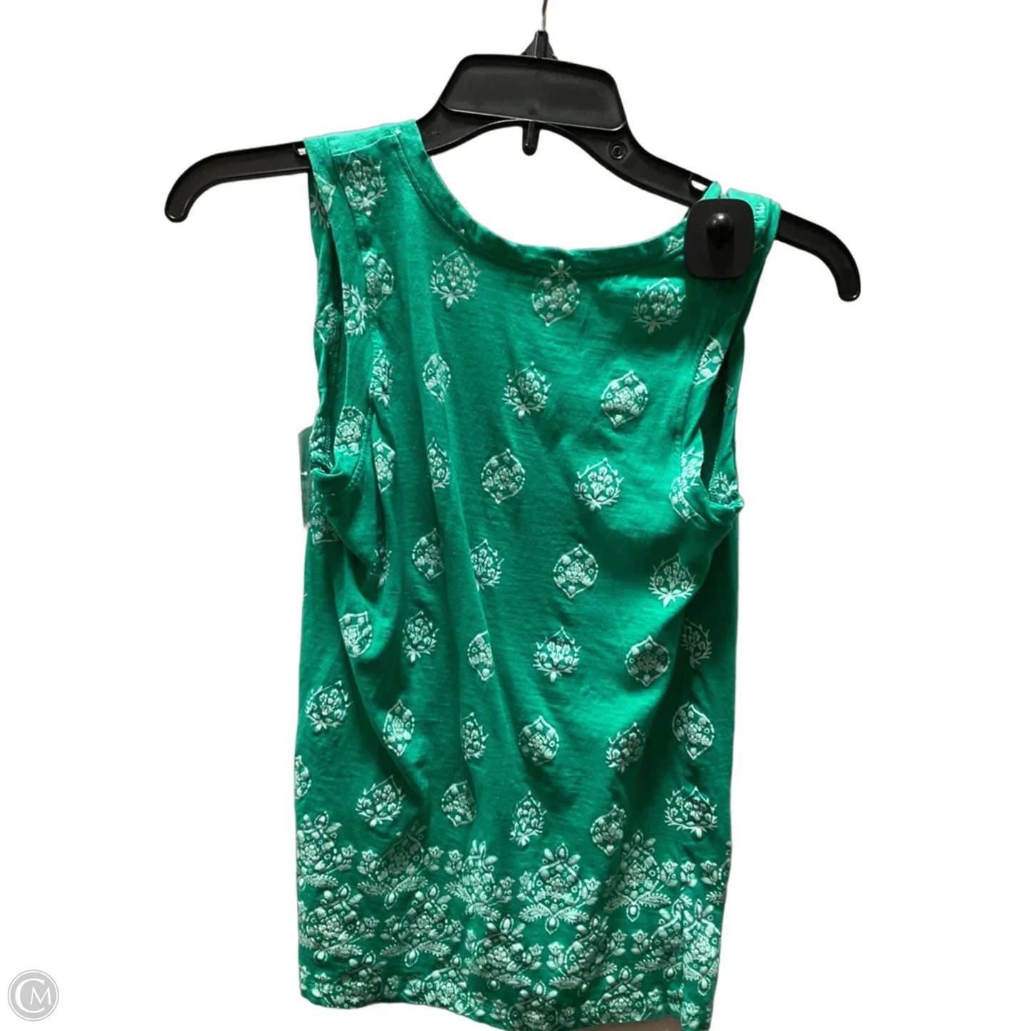 Top Sleeveless Basic By Loft In Green, Size: Xs