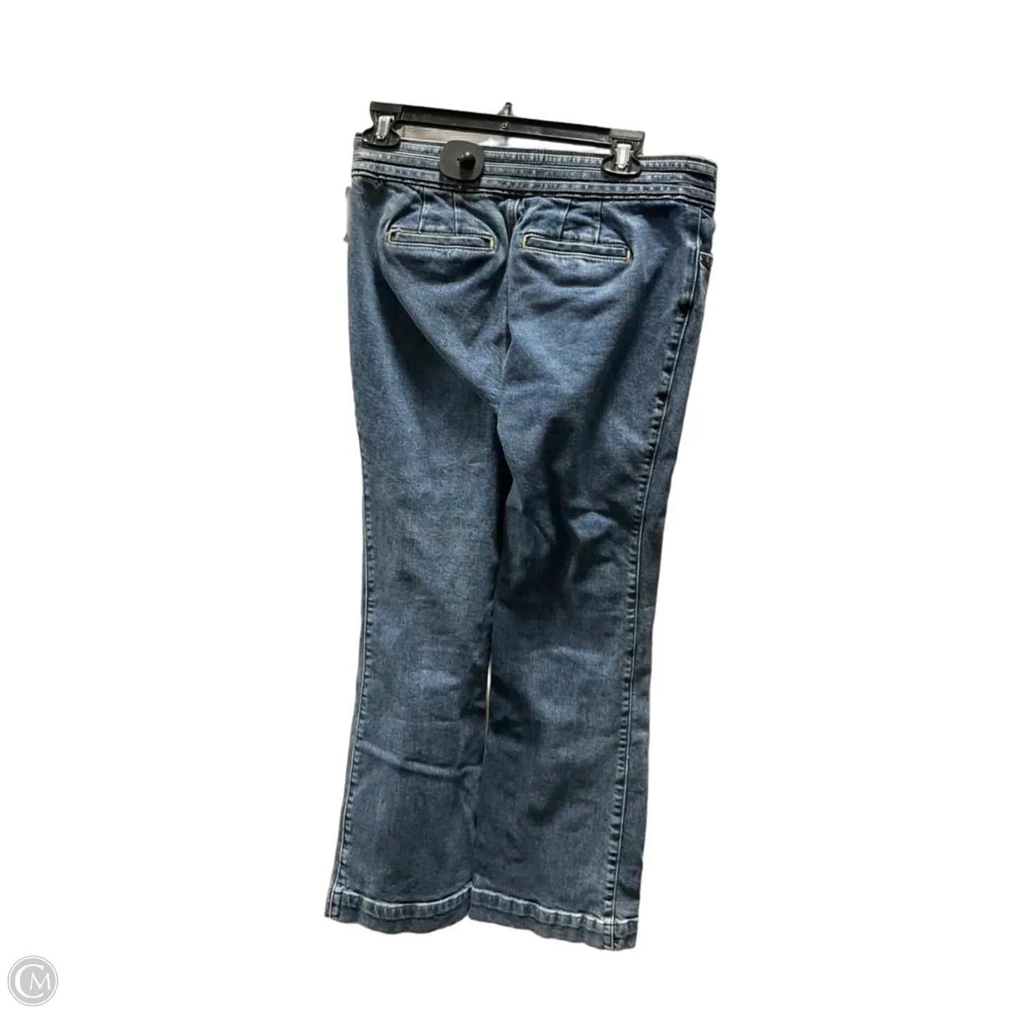 Jeans Flared By Talbots In Blue Denim, Size: 4p