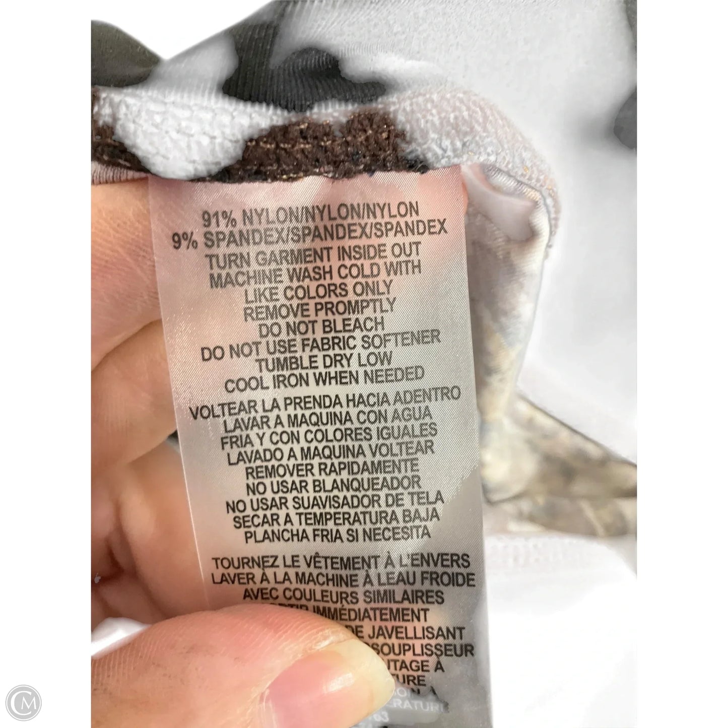 Athletic Shorts By Calvin Klein In Leopard Print, Size: Xl