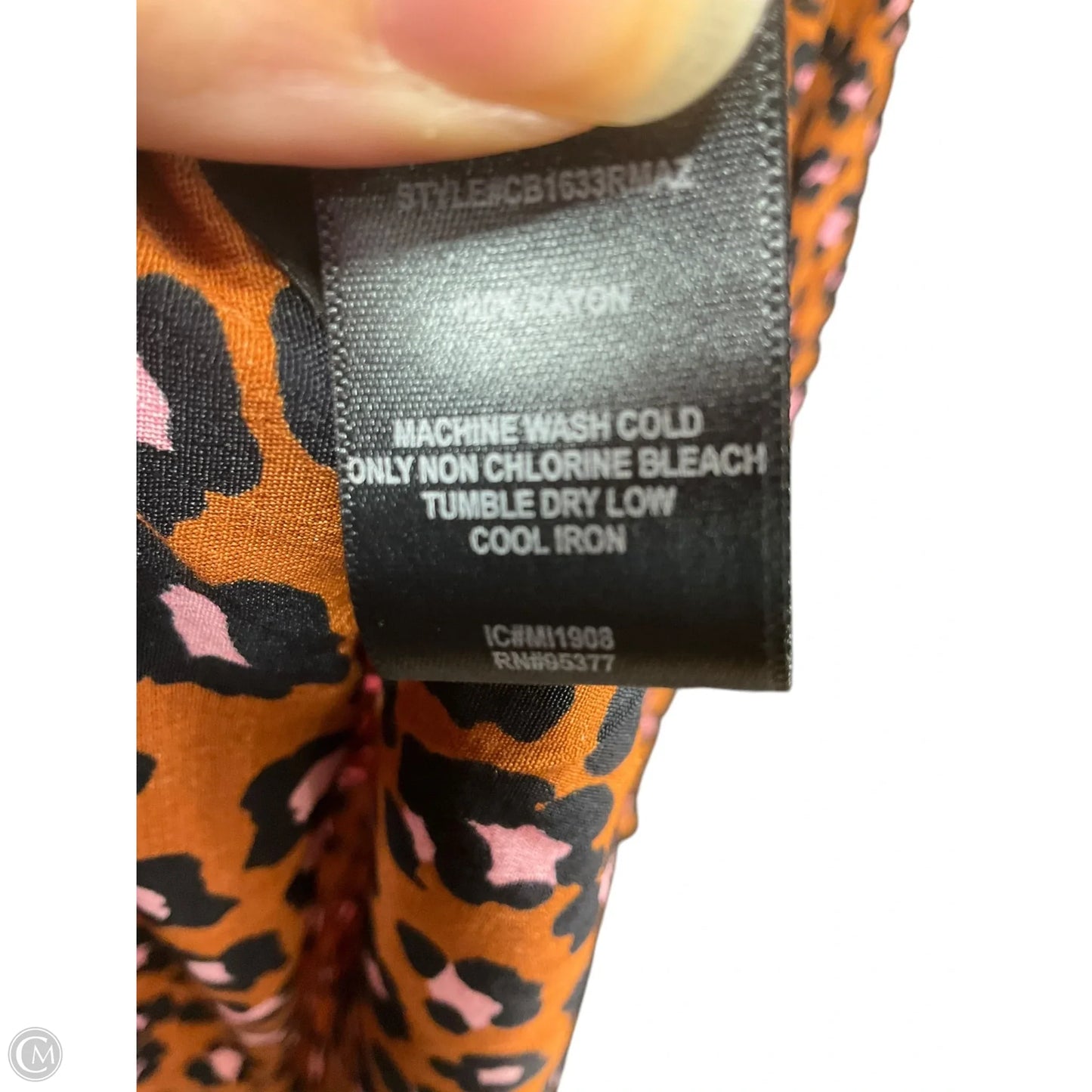 Blouse Long Sleeve By Sanctuary In Leopard Print, Size: 2x