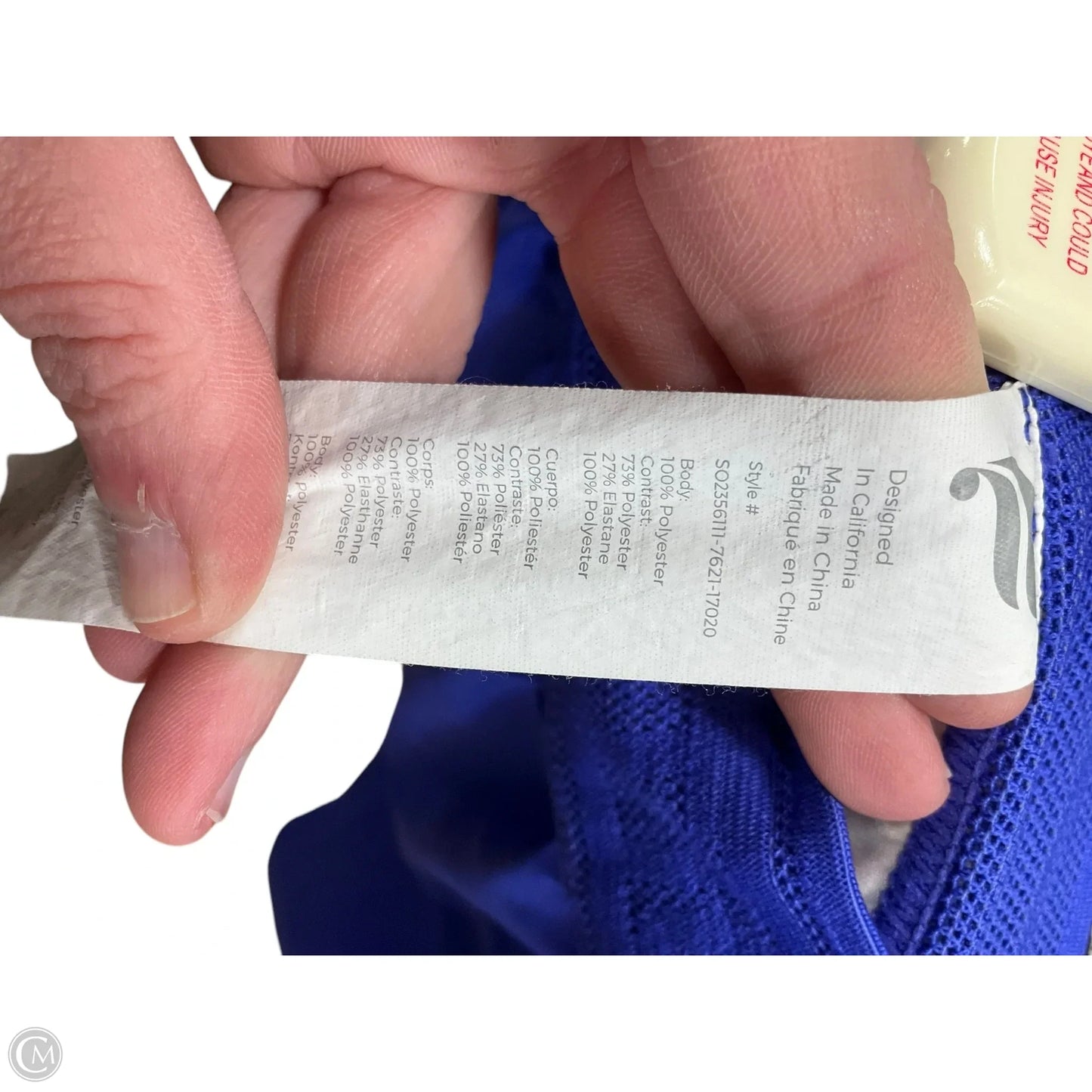 Athletic Shorts By Fabletics In Blue & Orange, Size: Xs