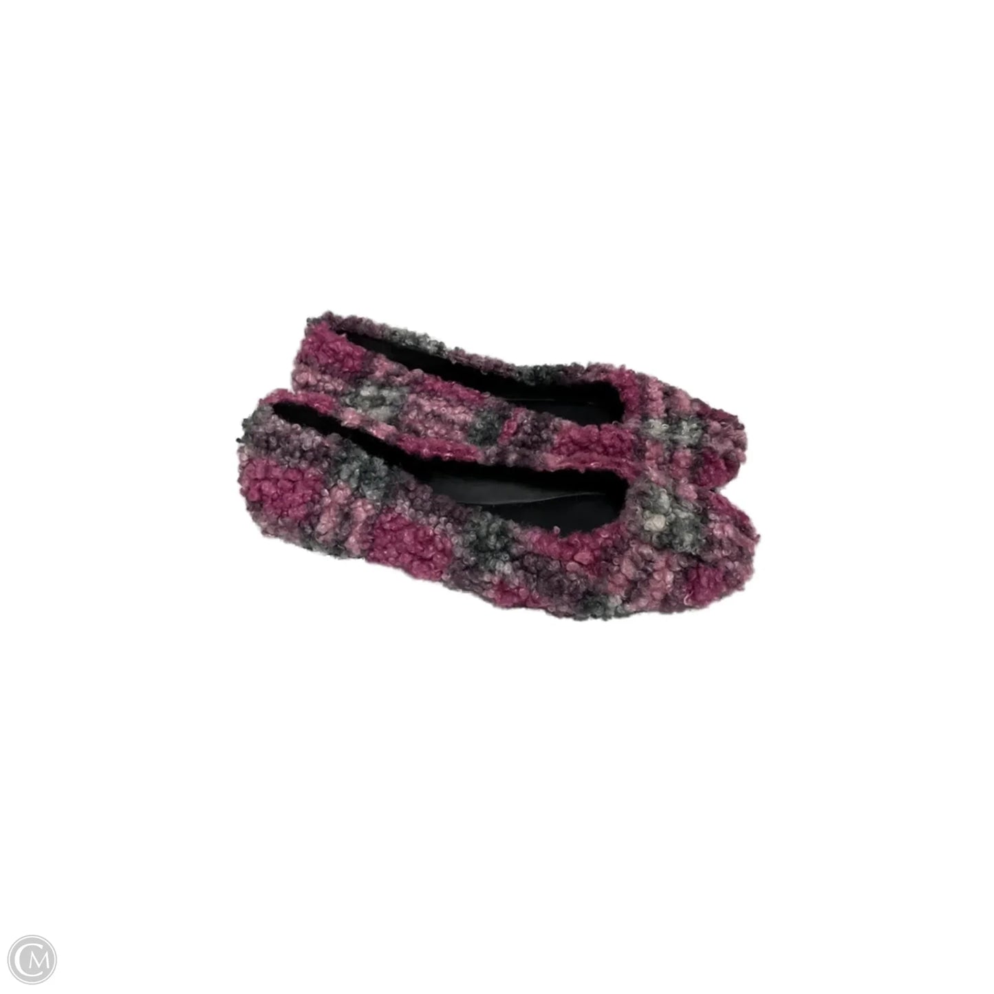 Shoes Flats By Clothes Mentor In Grey & Purple, Size: 9