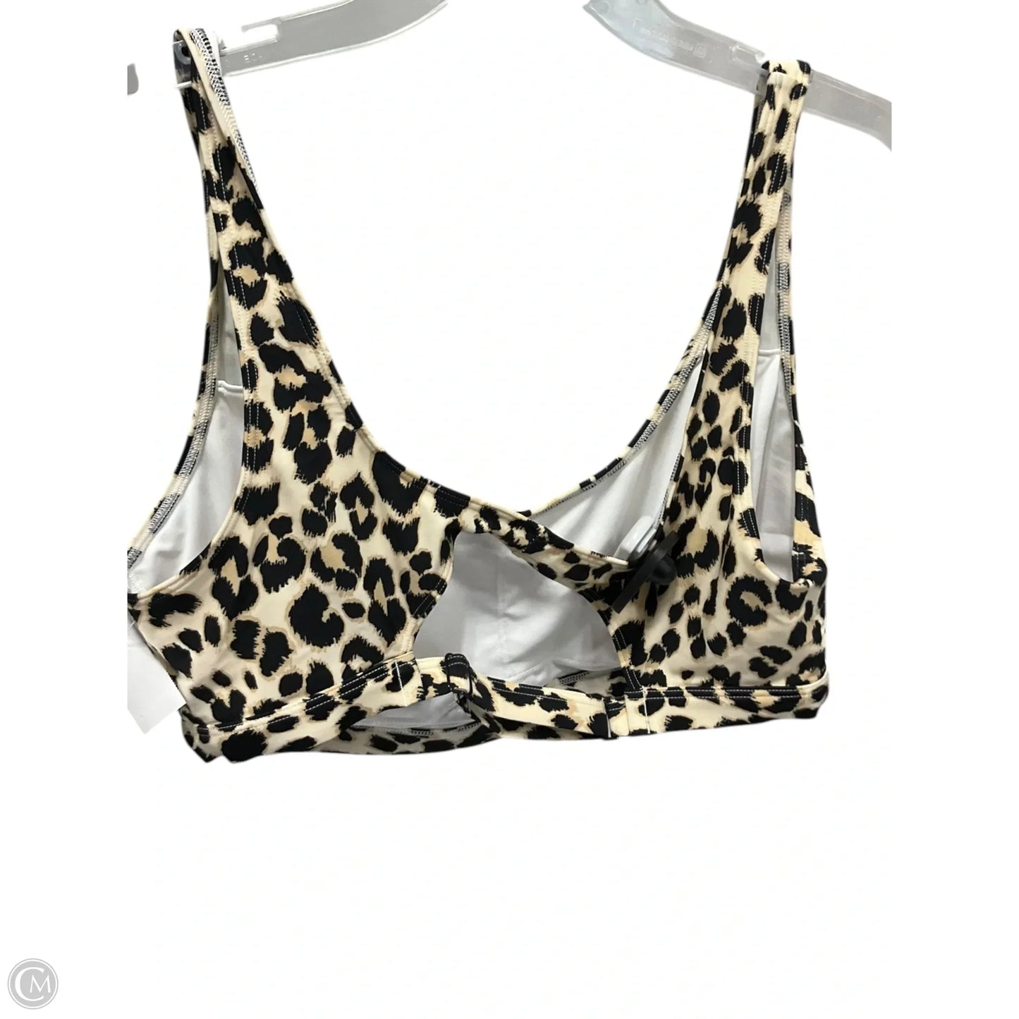 Swimsuit Top By Old Navy In Leopard Print, Size: Xl