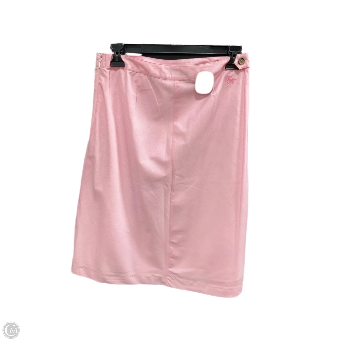Skirt Midi By Tommy Hilfiger In Pink & White, Size: 0