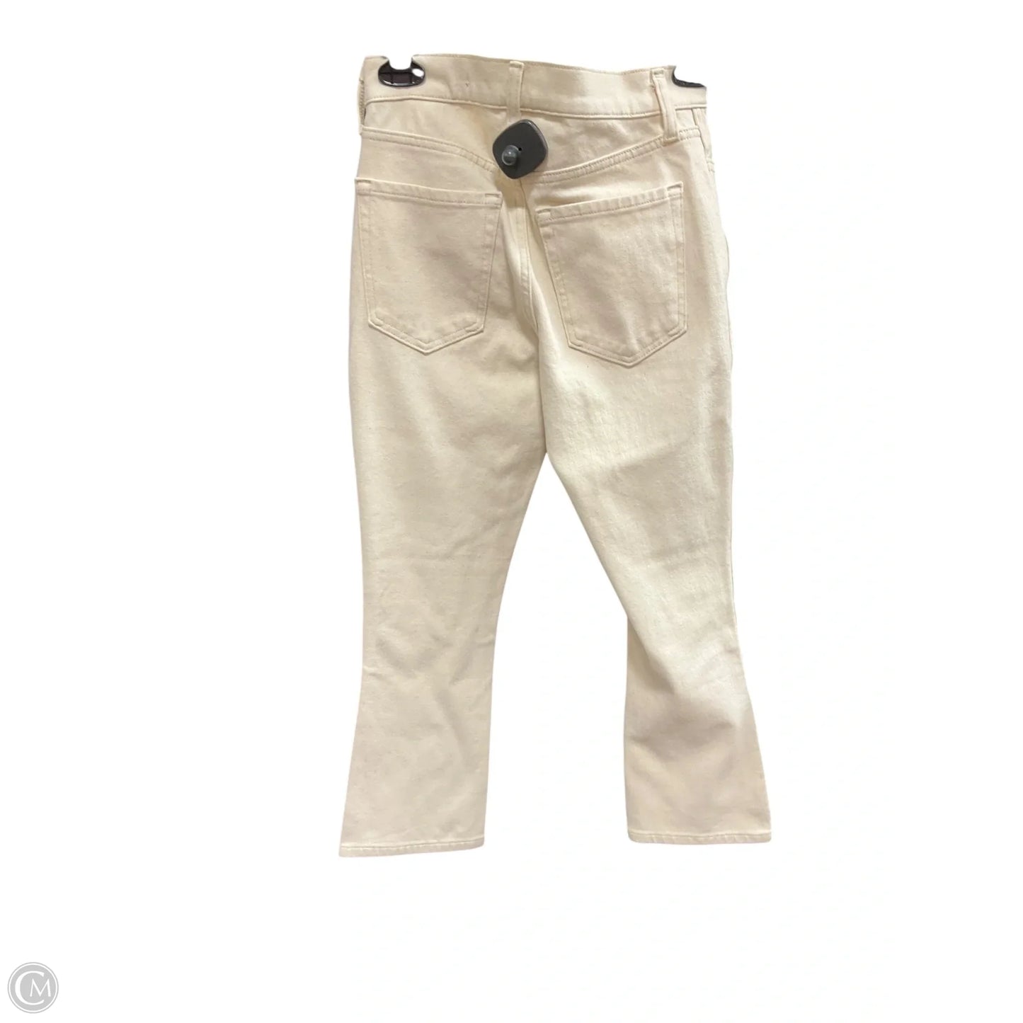 Jeans Boot Cut By Banana Republic In Cream, Size: 0