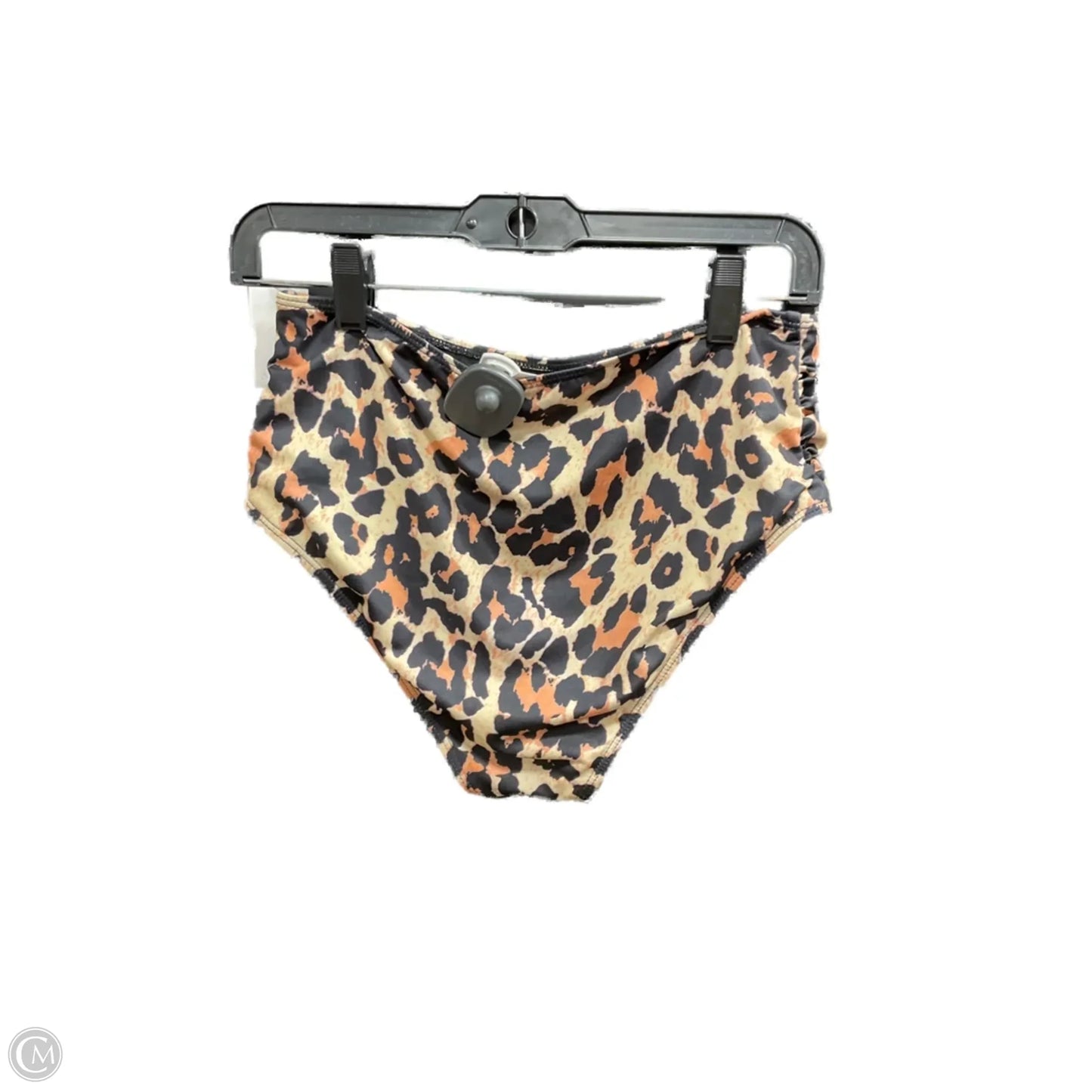 Swimsuit Bottom By Clothes Mentor In Leopard Print, Size: L