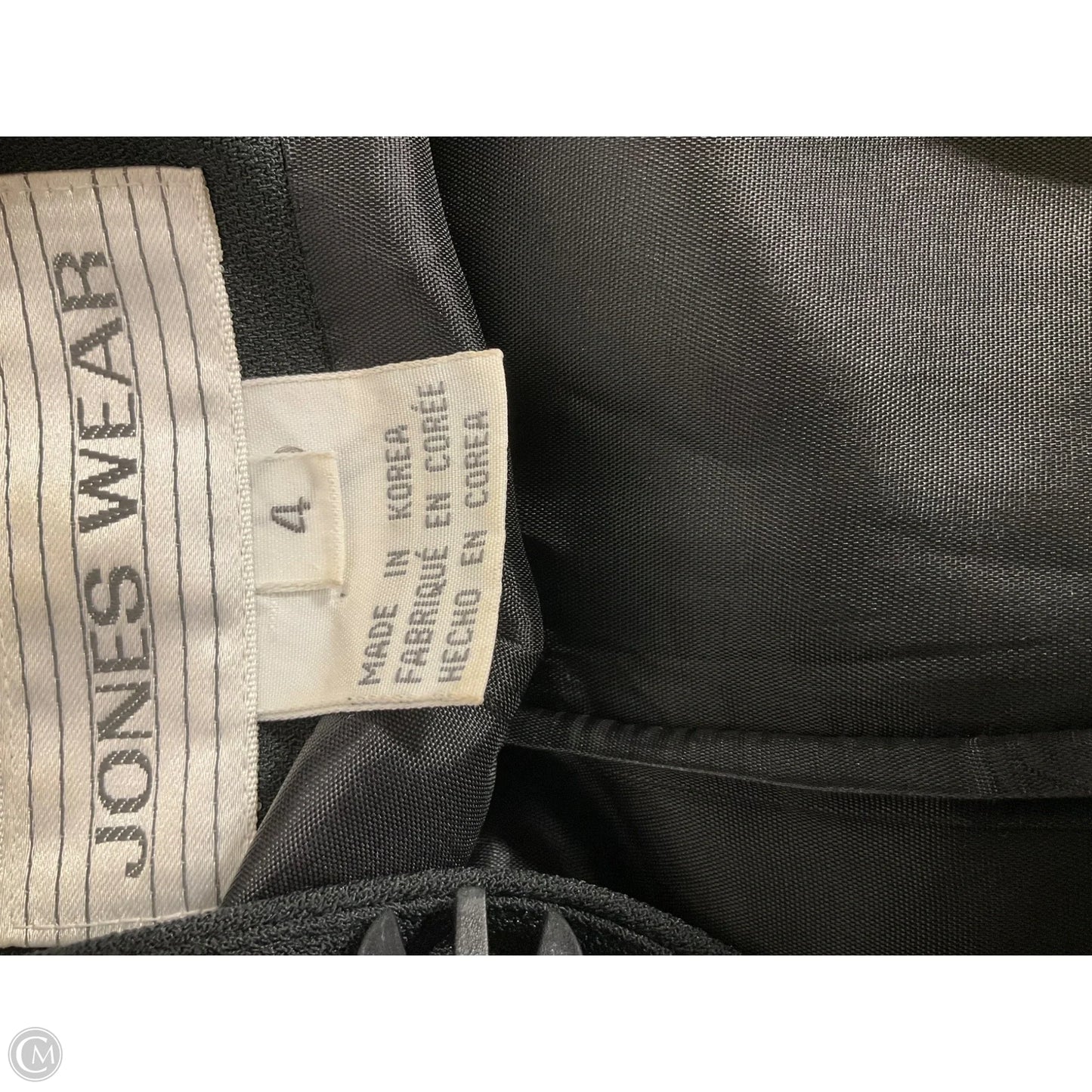 Dress Casual Midi By Jones New York In Black, Size: 4