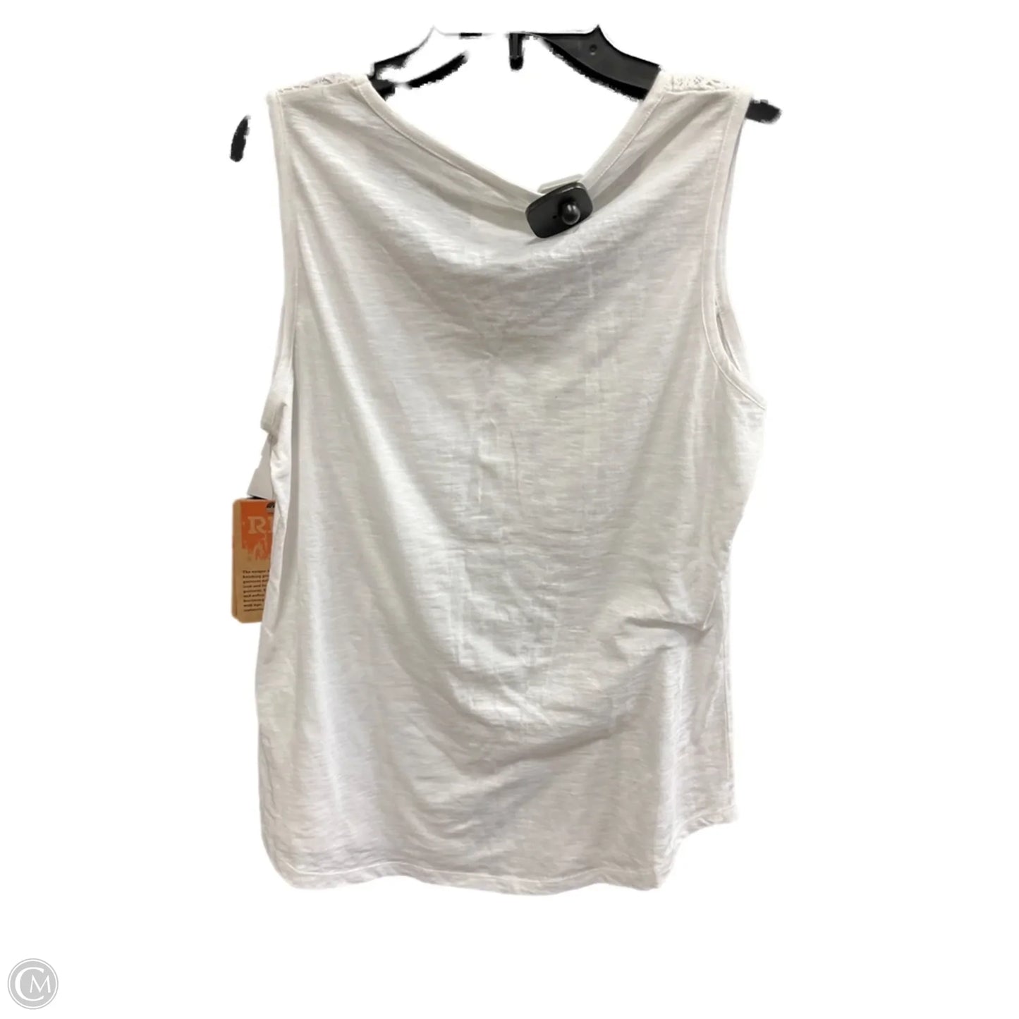 Top Short Sleeve By Ruff Hewn In White, Size: L