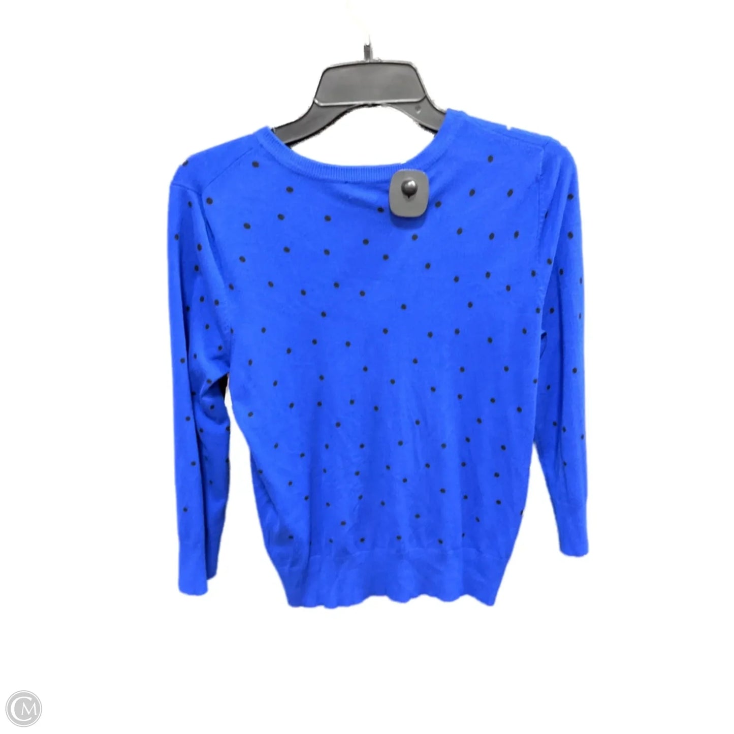 Sweater Cardigan By Cable And Gauge In Polkadot Pattern, Size: M