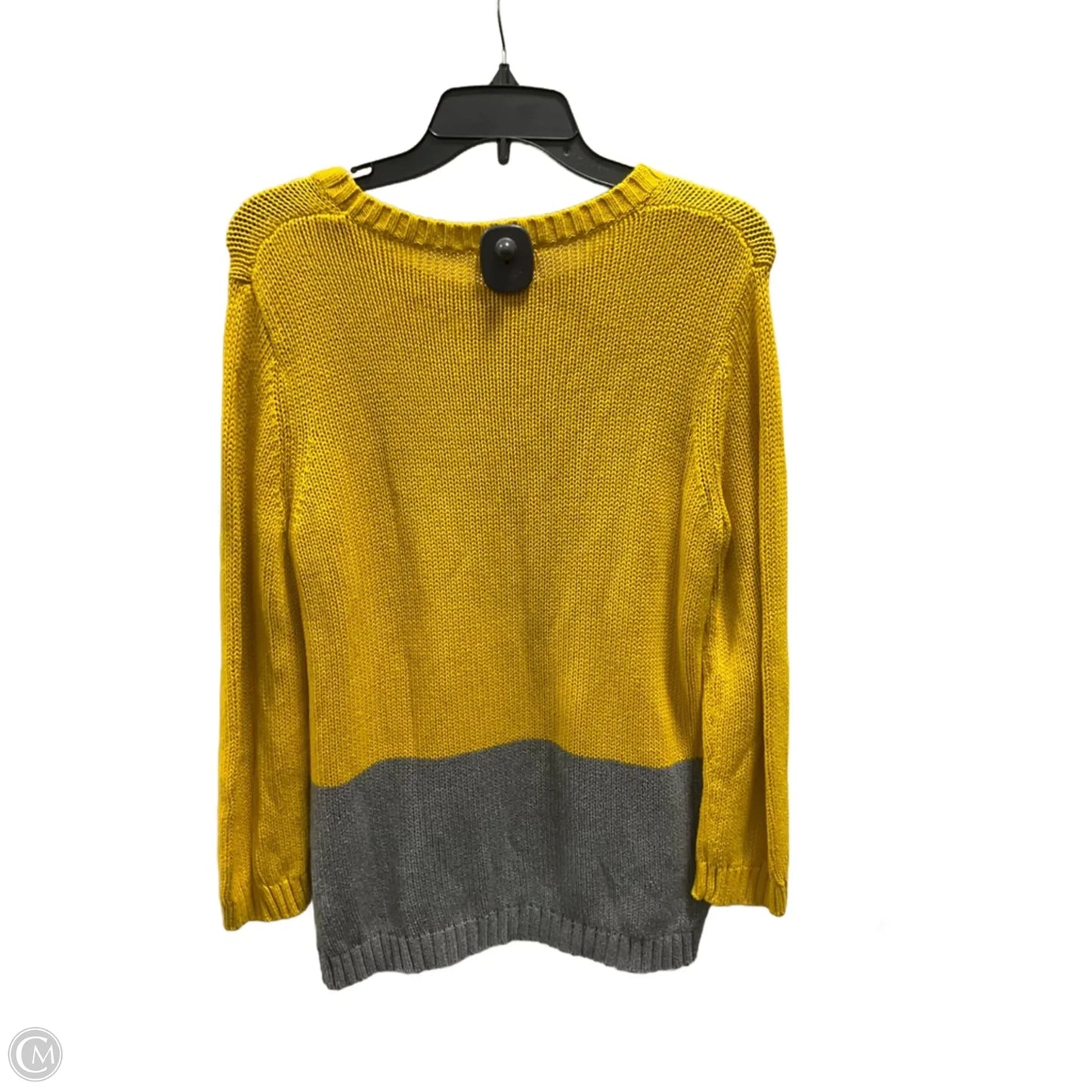 Sweater By Loft In Yellow, Size: L