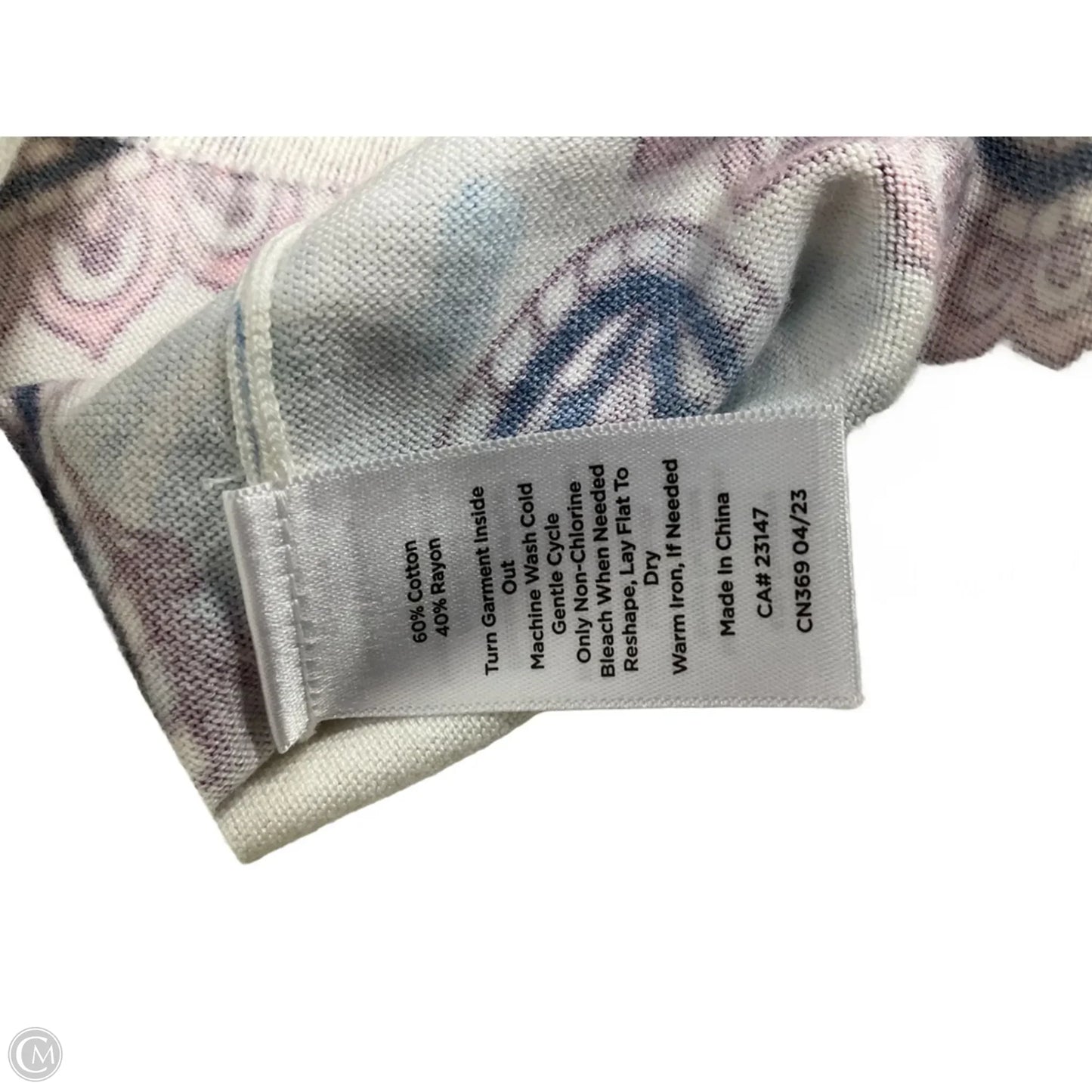 Cardigan By Talbots In Paisley Print, Size: S