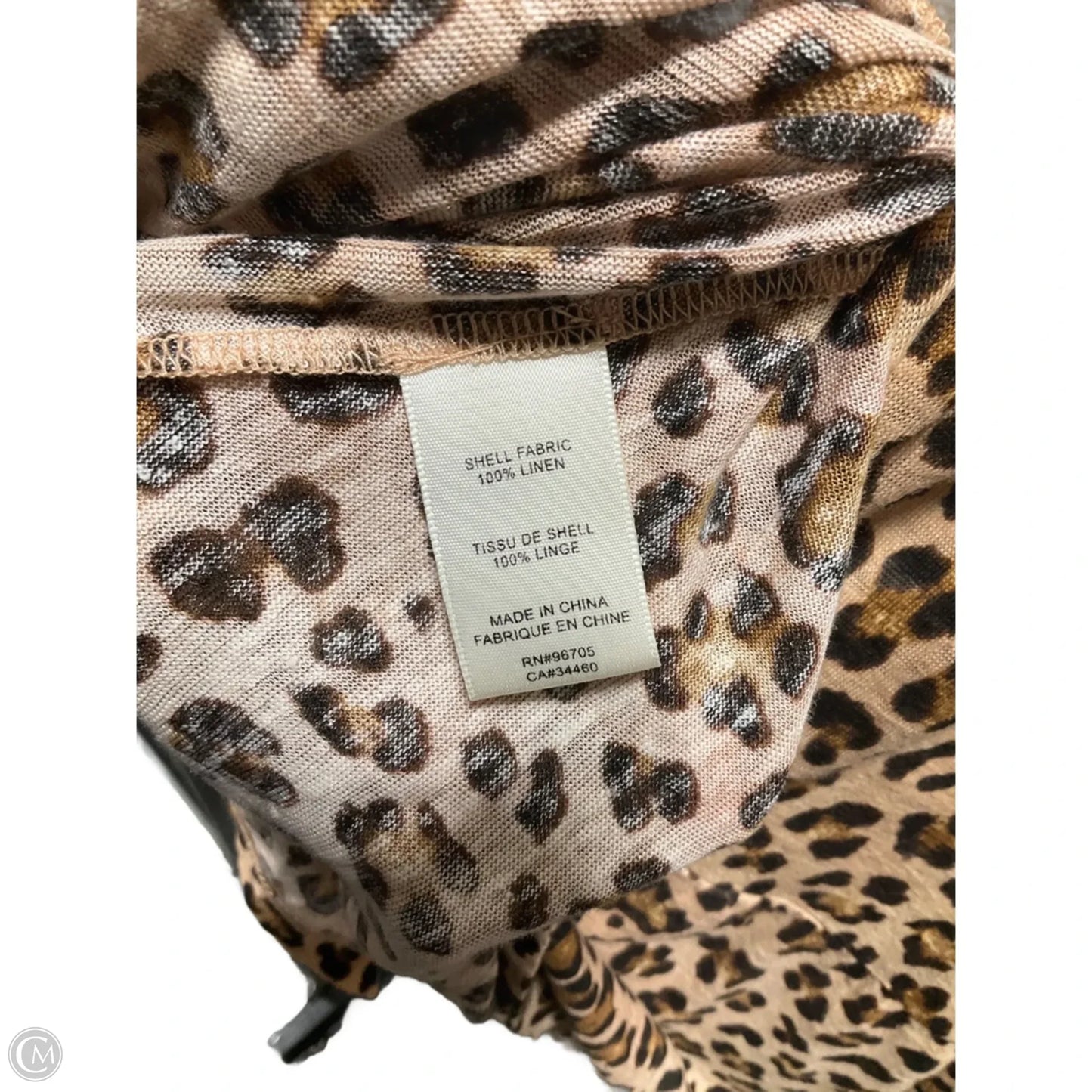 Dress Casual Midi By Rebecca Taylor In Leopard Print, Size: S