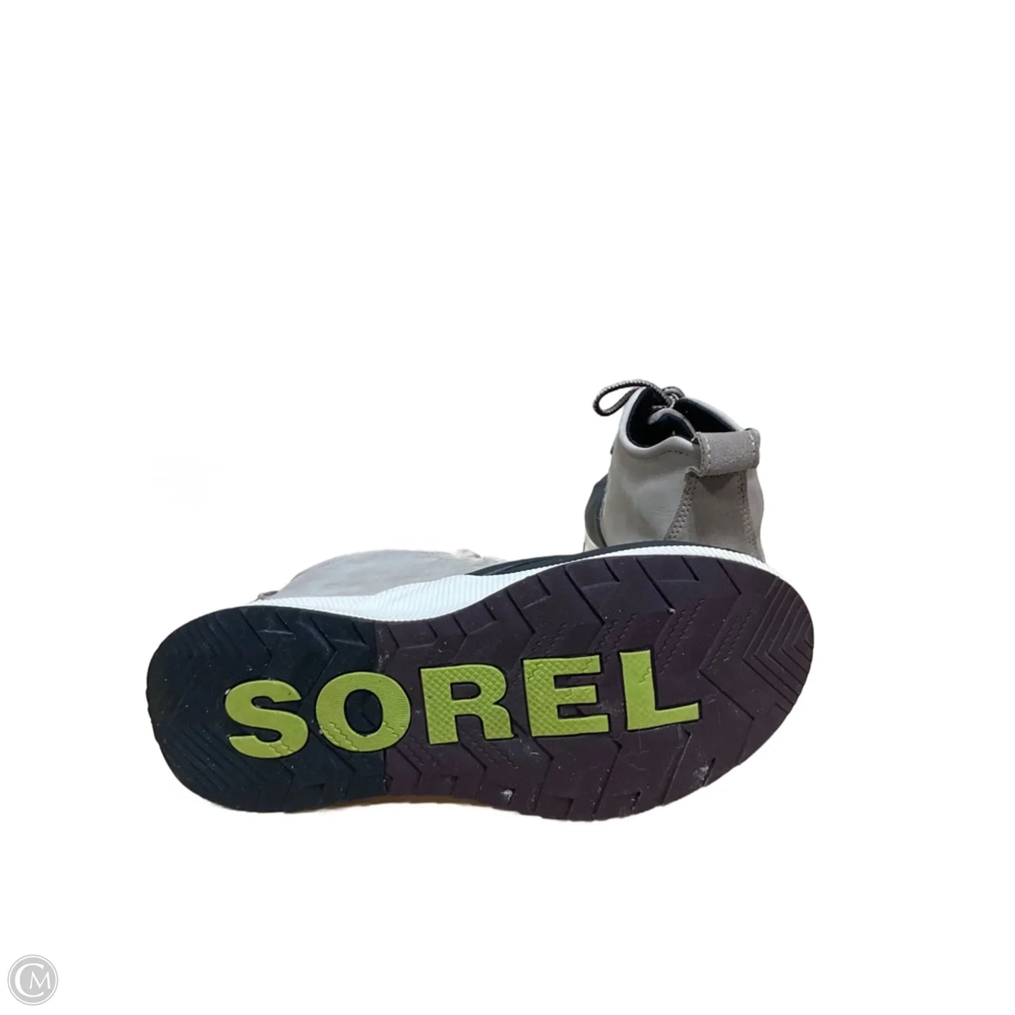 Boots Ankle Flats By Sorel In Black & Cream, Size: 8.5