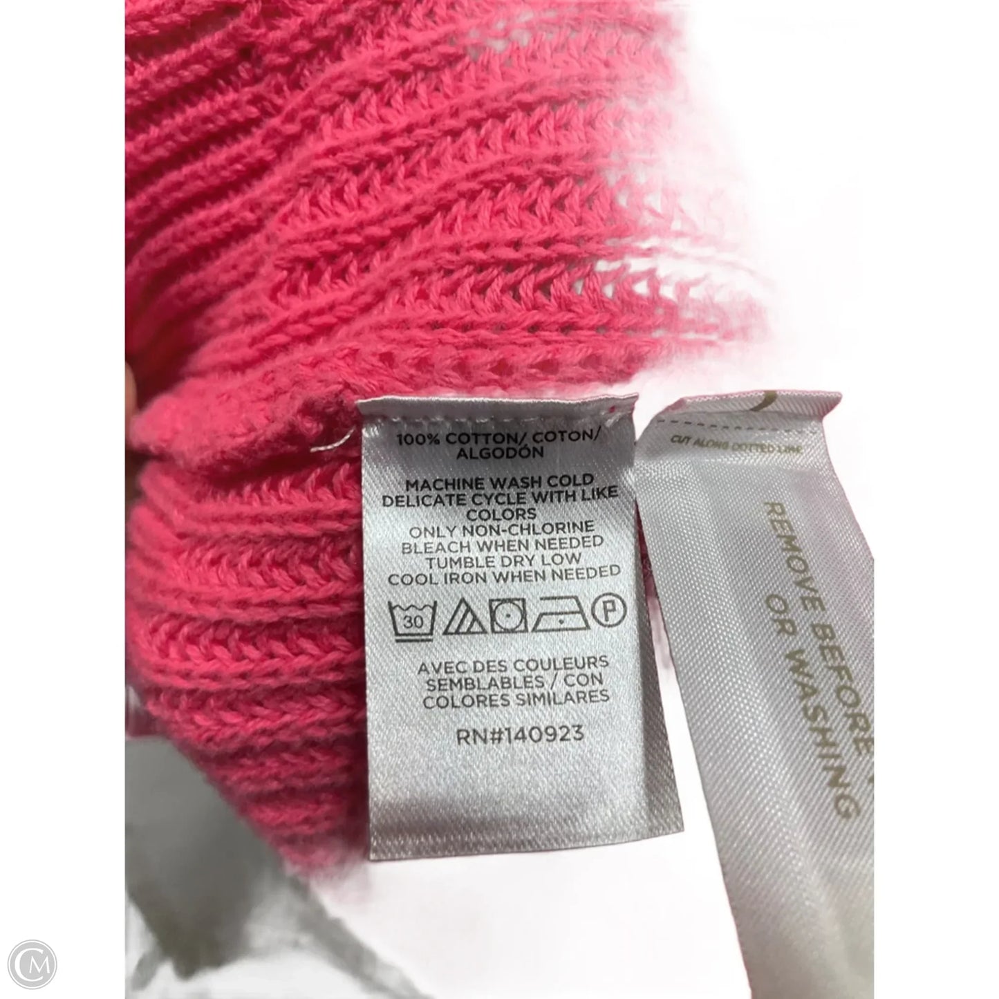 Sweater Cardigan By Loft In Pink, Size: S