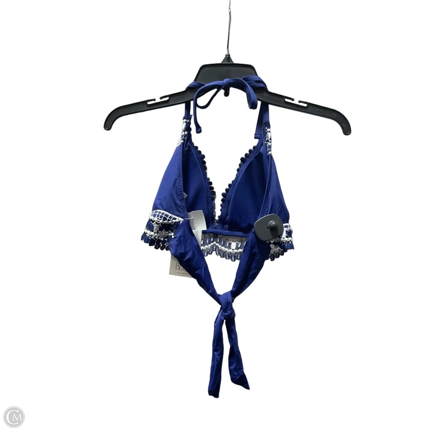 Swimsuit Top By Clothes Mentor In Blue, Size: L