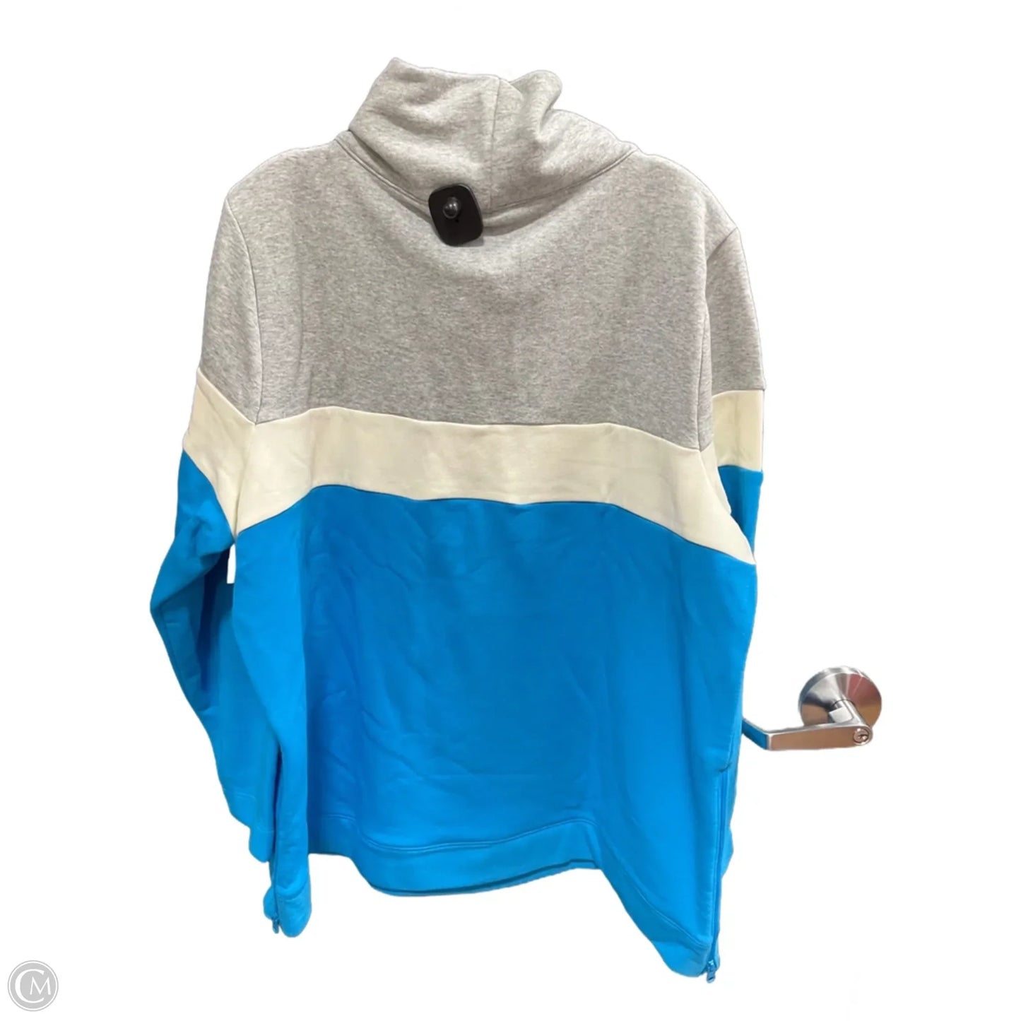 Sweatshirt Collar By Talbots In Striped Pattern, Size: 2x