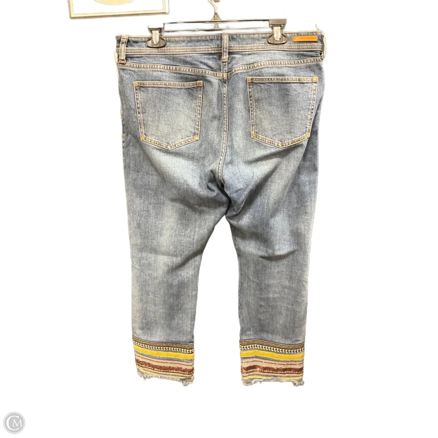 Jeans Straight By Pilcro In Blue Denim, Size: 10