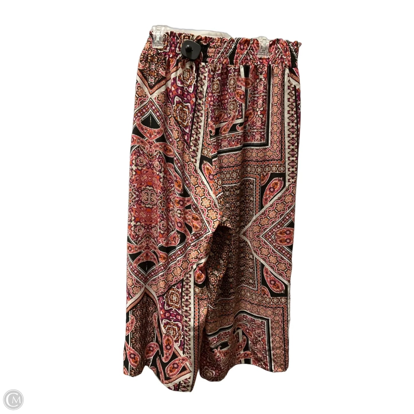 Pants Wide Leg By Rose And Olive In Pink & White, Size: 3x