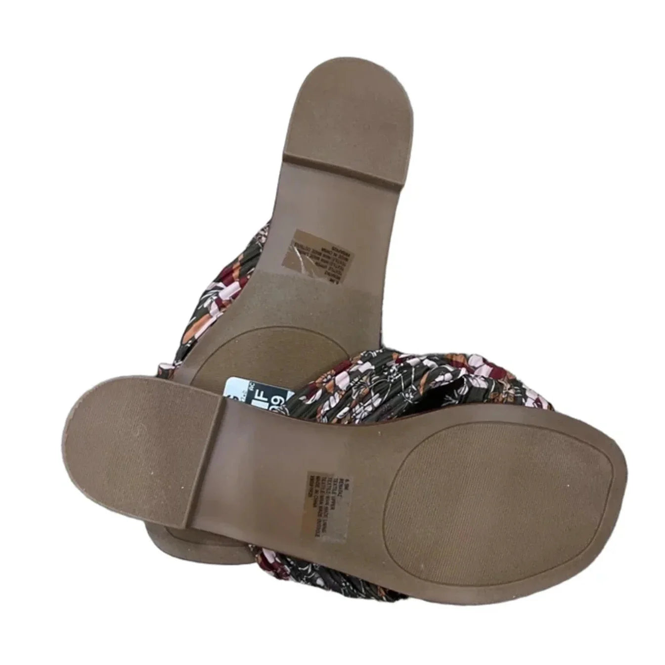 Sandals Flats By Kensie In Floral Print, Size: 6.5