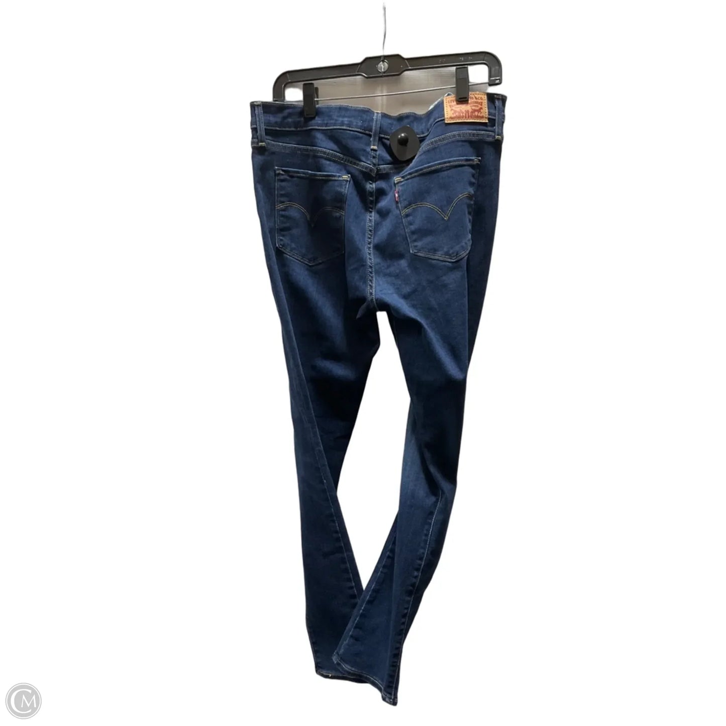 Jeans Skinny By Levis In Blue Denim, Size: 8