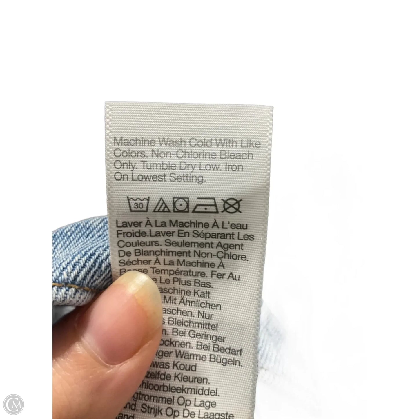 Jeans Skinny By Madewell In Blue Denim, Size: 14