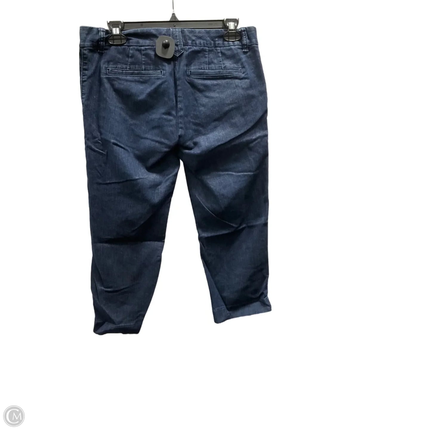 Jeans Cropped By Gap In Blue Denim, Size: 8