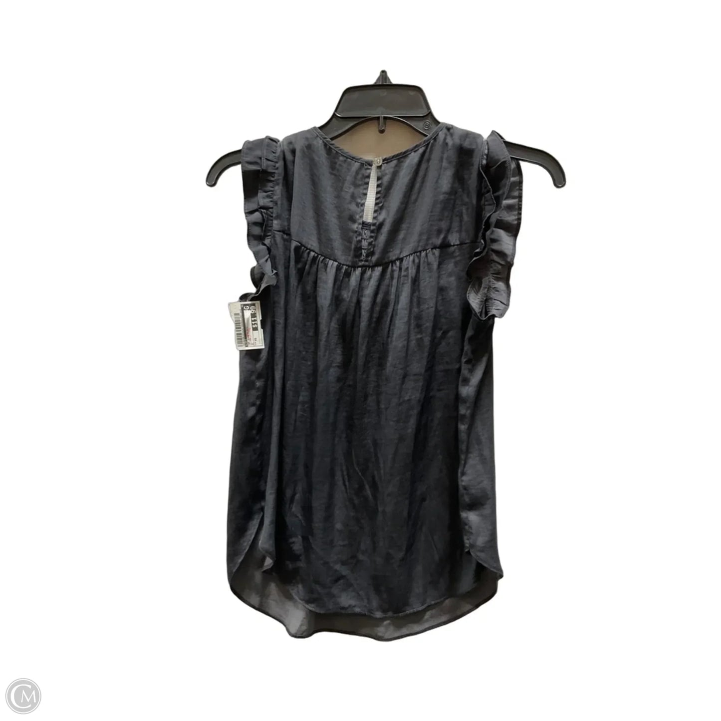 Top Sleeveless By Loft In Silver, Size: Xs
