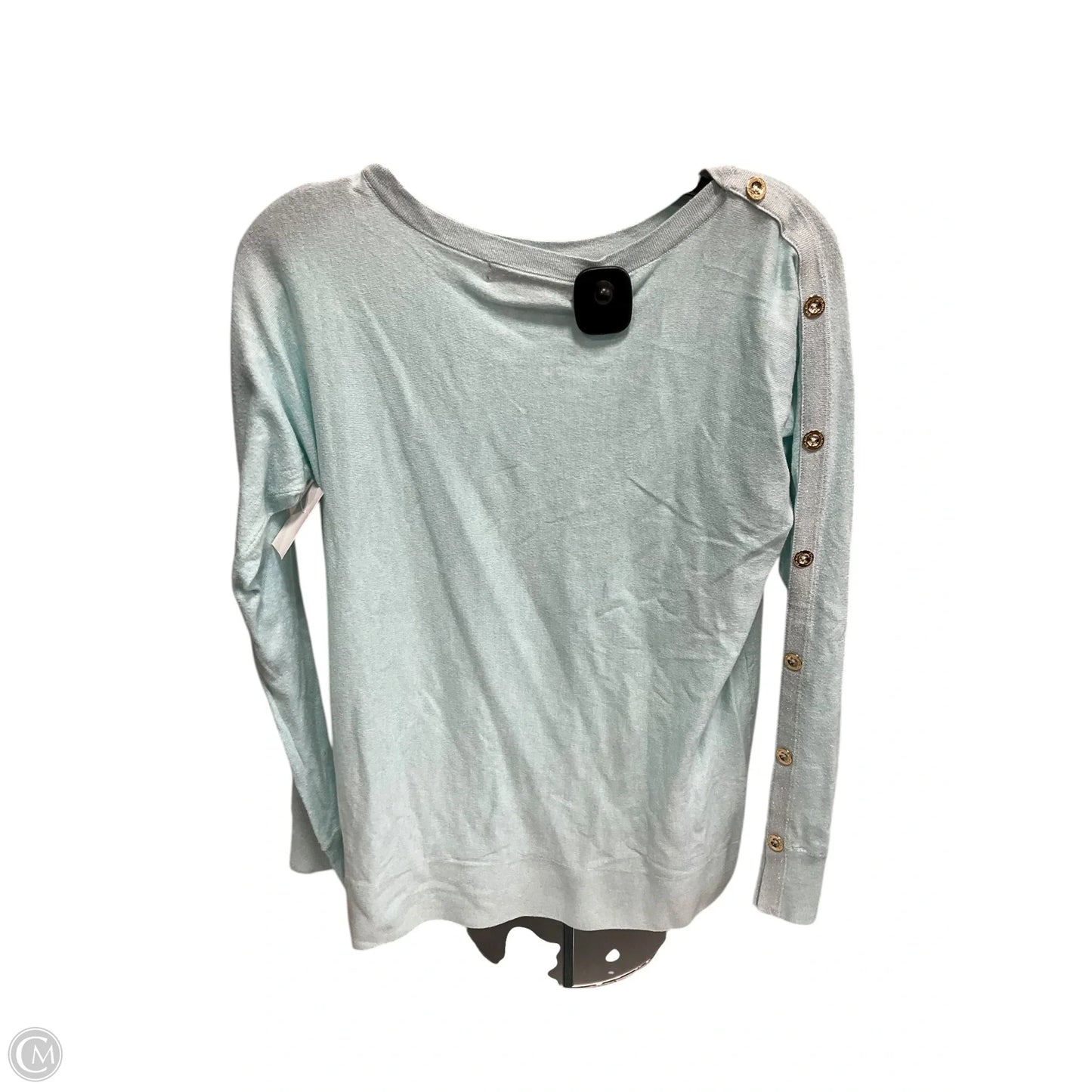 Top Long Sleeve Designer By Lilly Pulitzer In Blue, Size: S