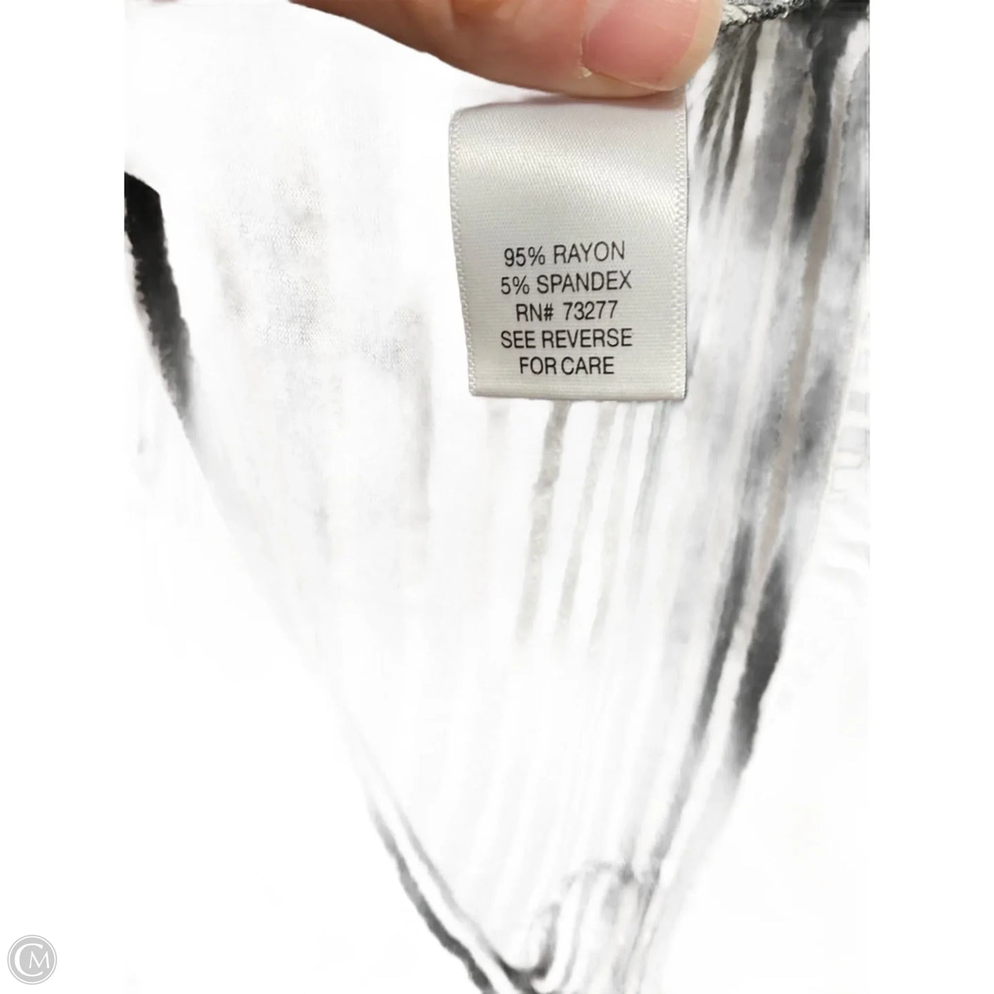 Top 3/4 Sleeve By Apt 9 In Striped Pattern, Size: M