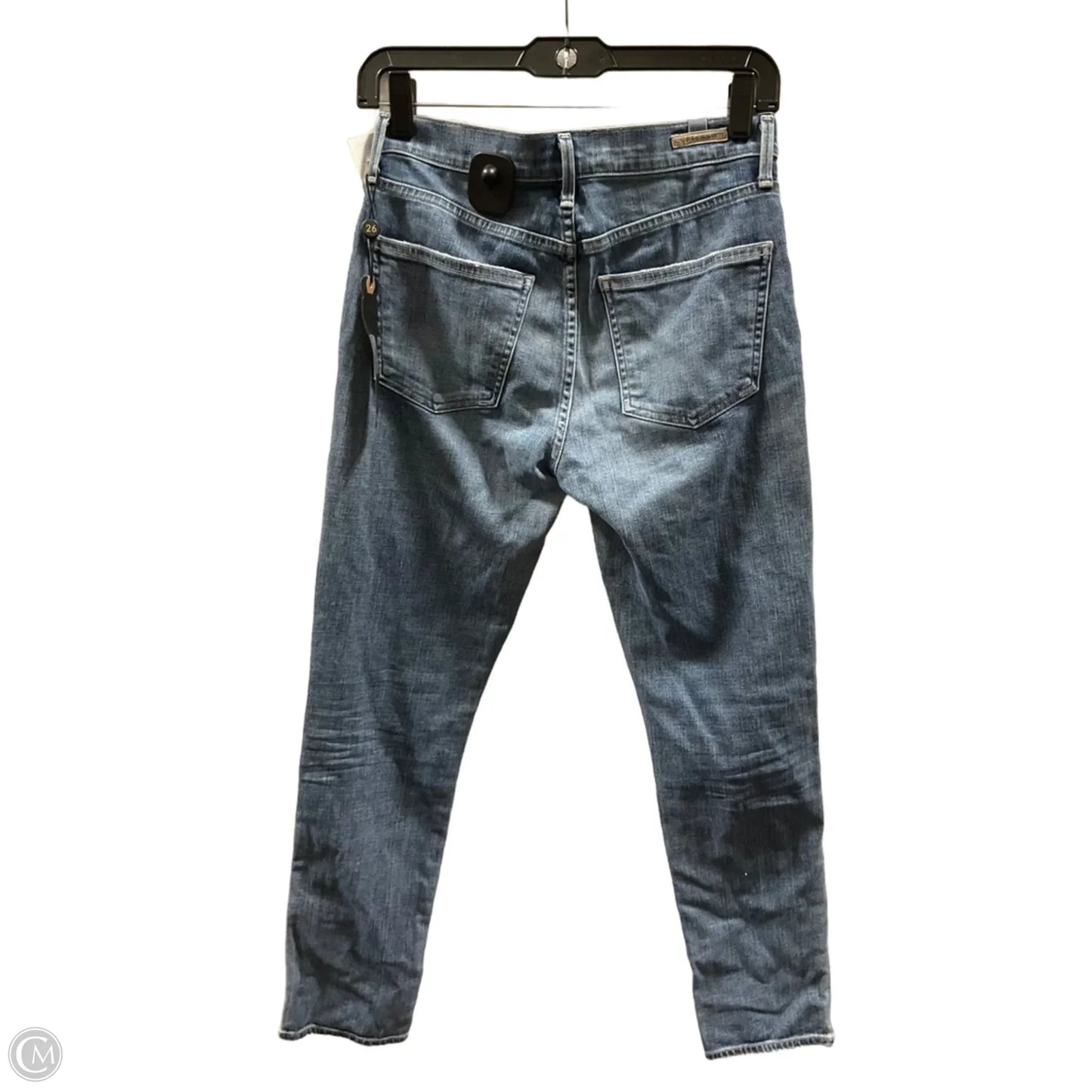Jeans Straight By Citizens Of Humanity In Blue Denim, Size: 4