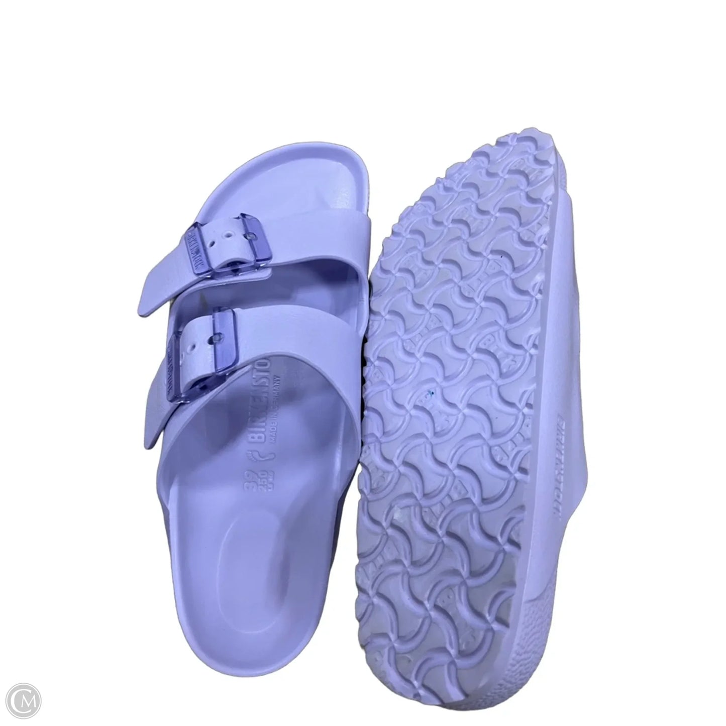 Sandals Flats By Birkenstock In Purple, Size: 8.5