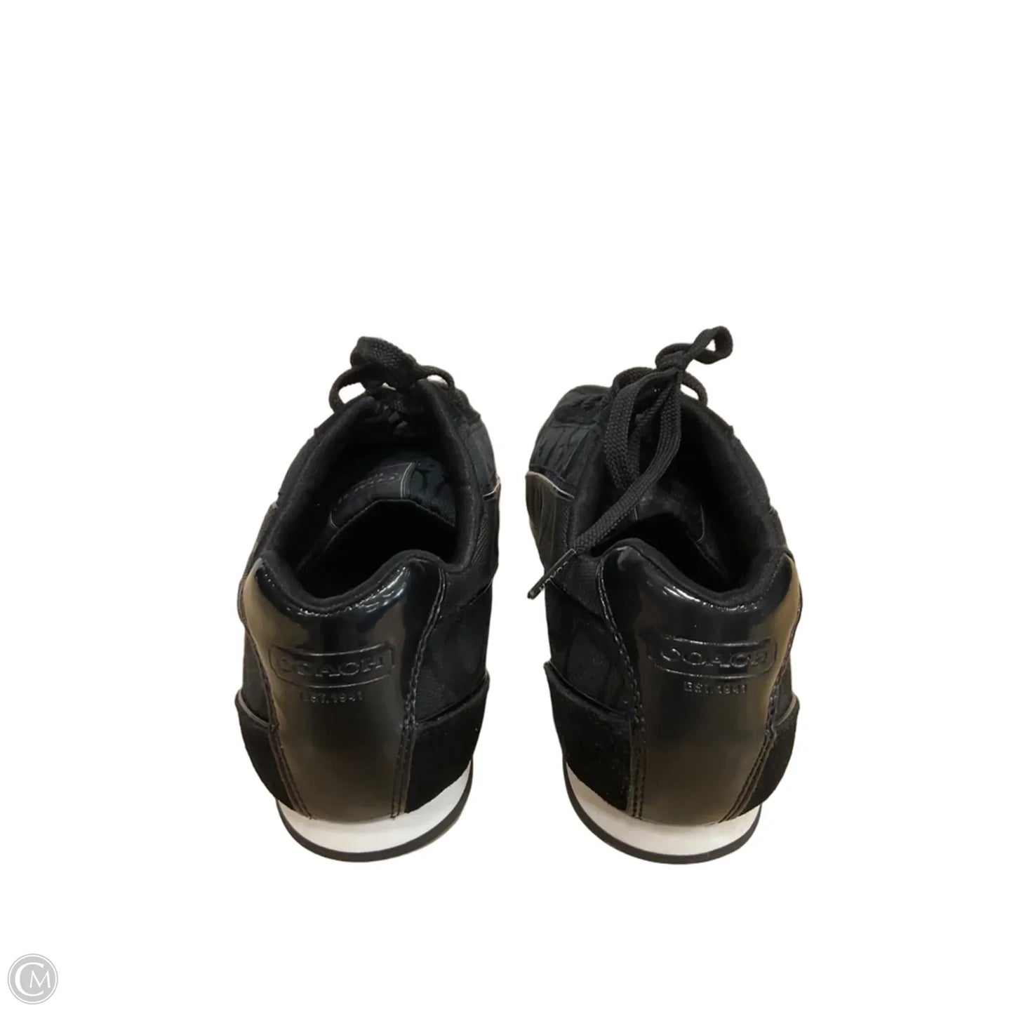 Shoes Designer By Coach In Black, Size: 10