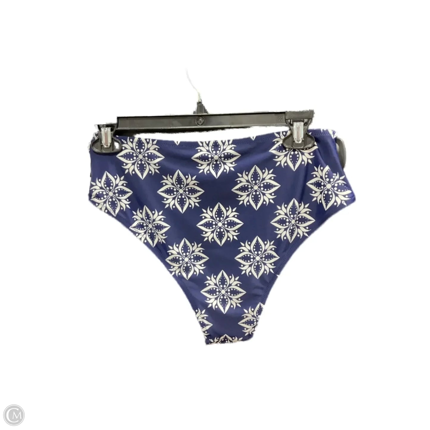 Swimsuit Bottom By Cupshe In Blue & White, Size: L