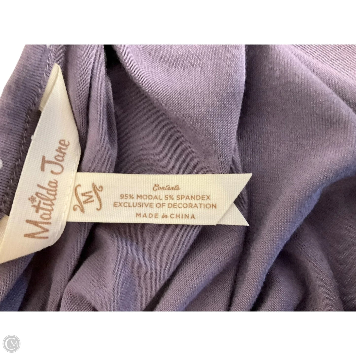 Top Long Sleeve By Matilda Jane In Polkadot Pattern, Size: M