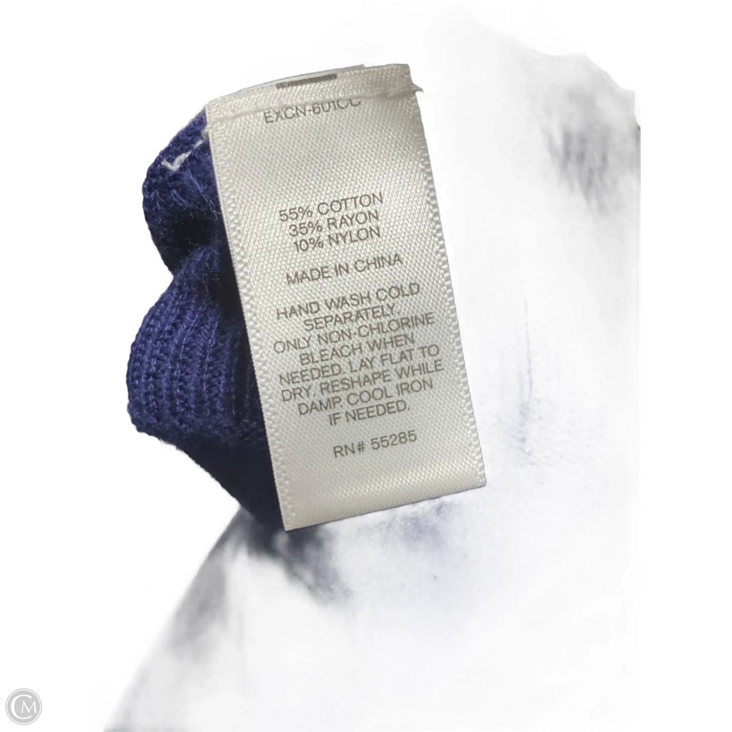 Top Long Sleeve By Express In Blue, Size: Xs