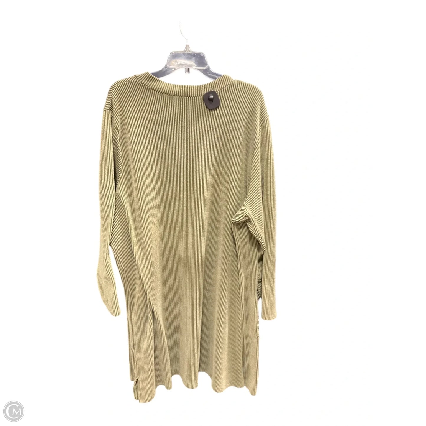 Cardigan By Cmf In Green, Size: 3x